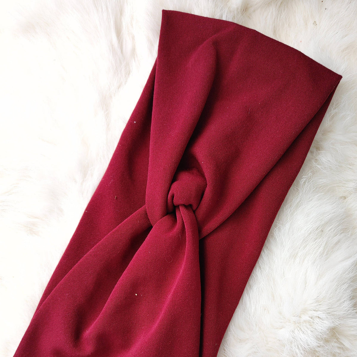 Wine Solid Colored Headband