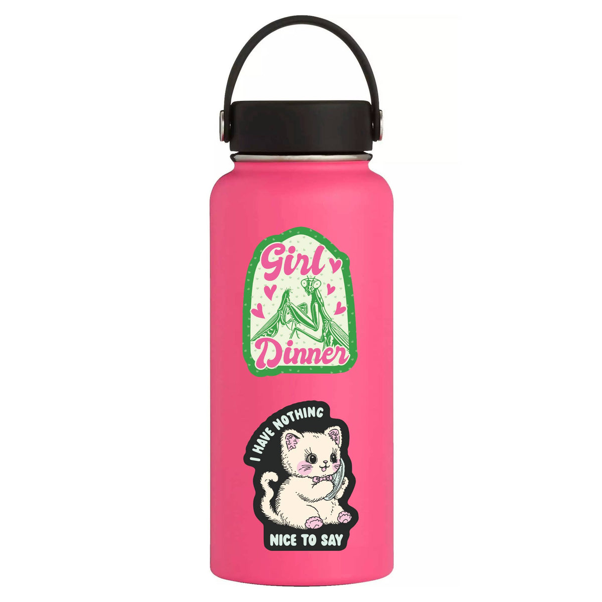 Mantis Girl Dinner Feminist Vinyl Sticker