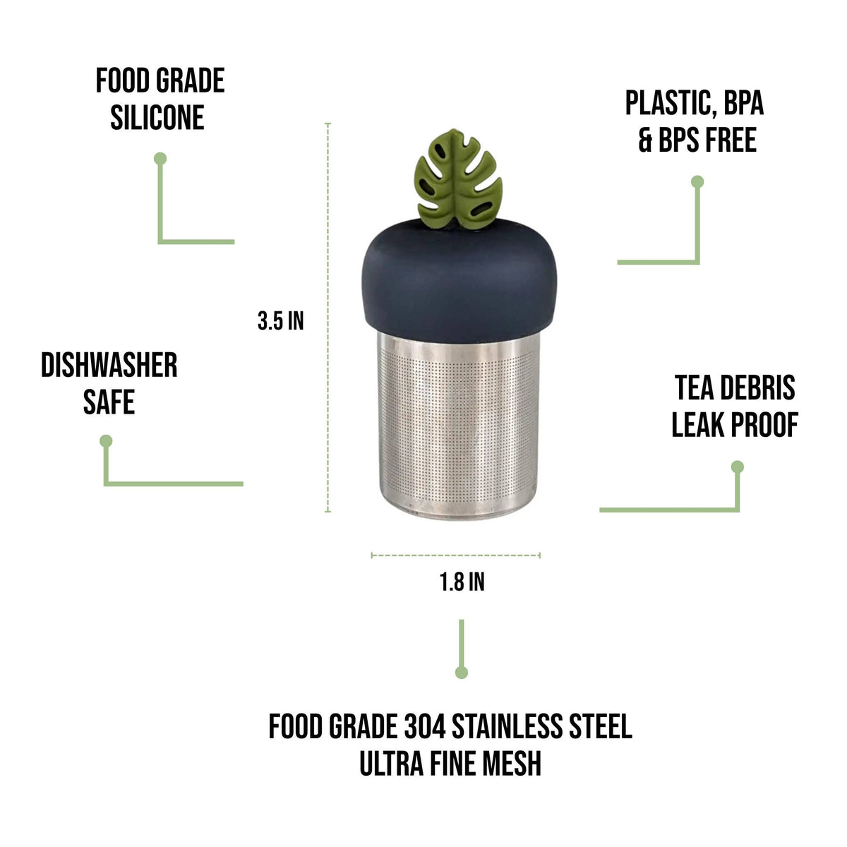 Monstera Leaf | Floating Tea Infuser