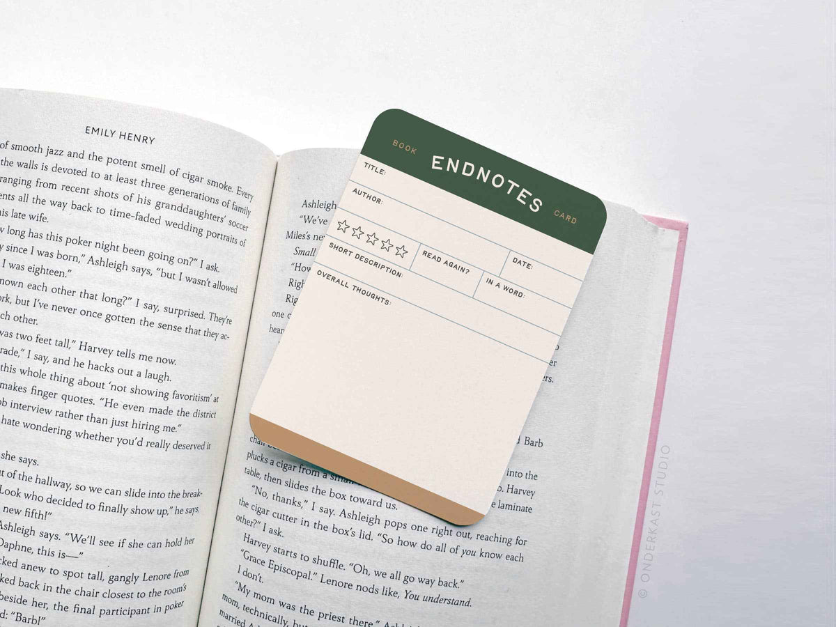 Endnotes Book Review Cards