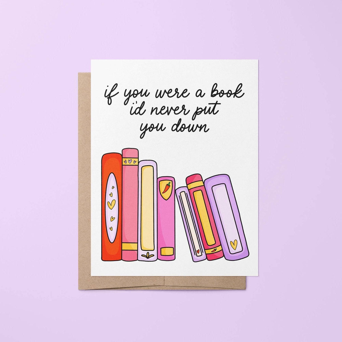 If you were a book card