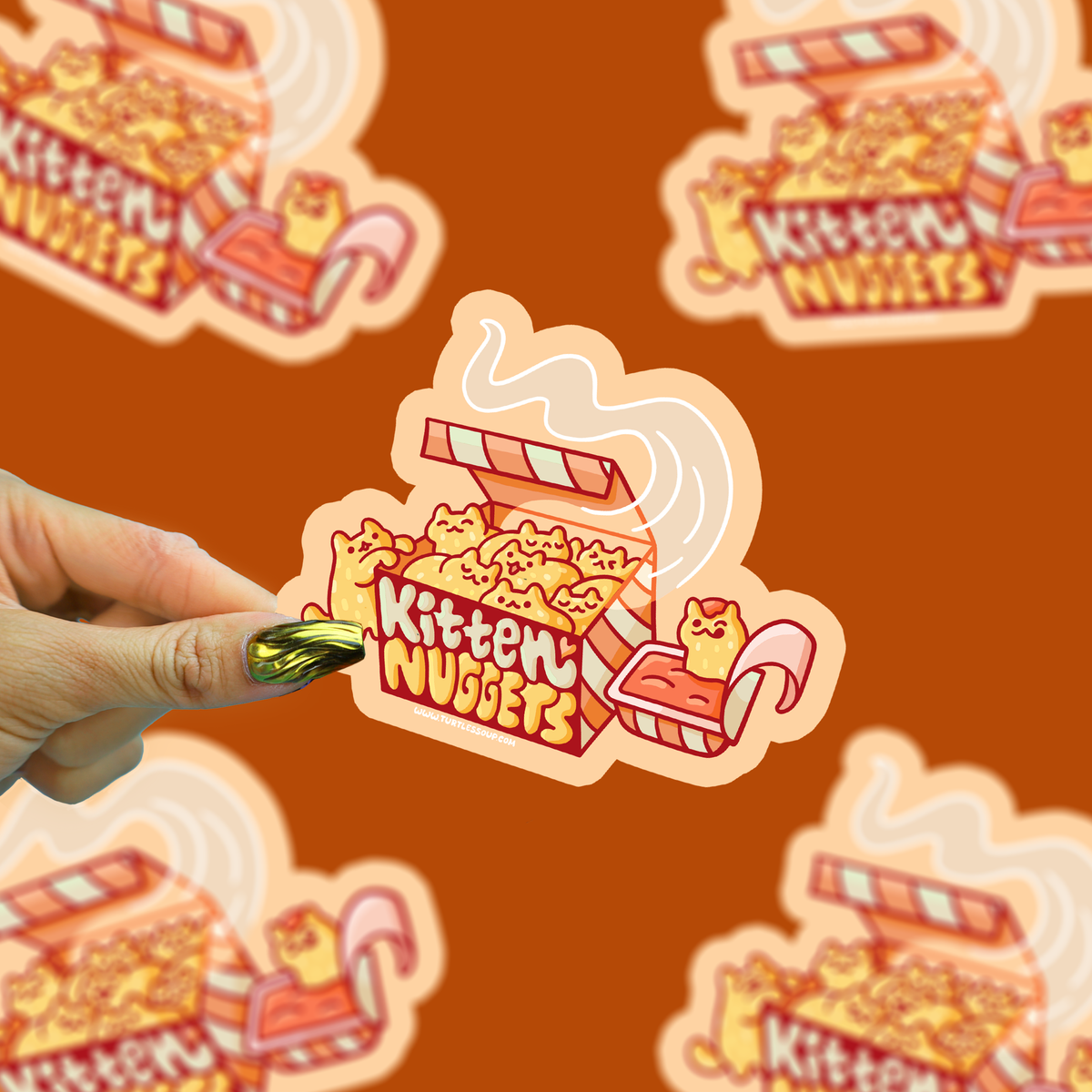 Kitten Nuggets Vinyl Sticker