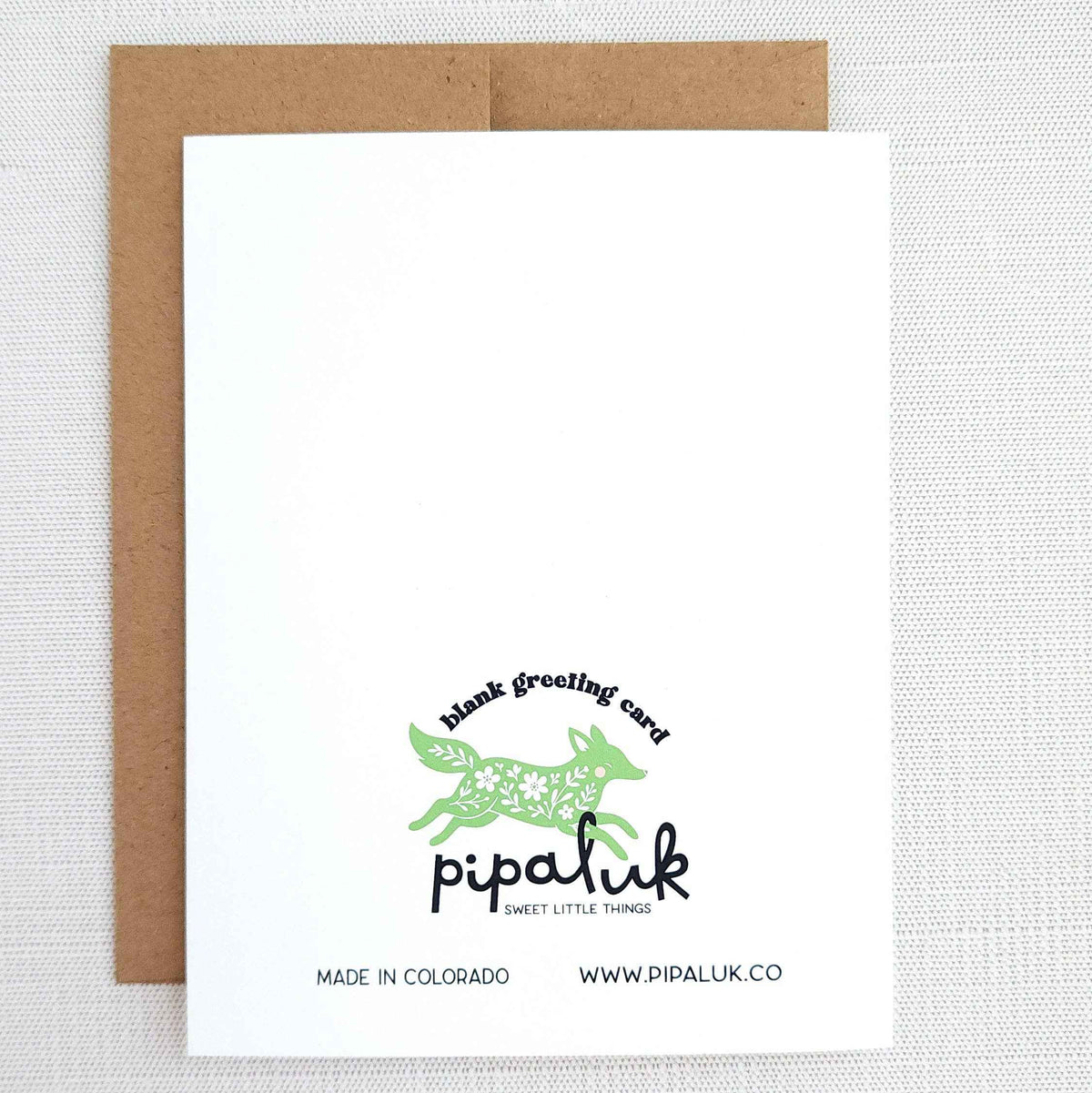 Let yourself bloom cat greeting card