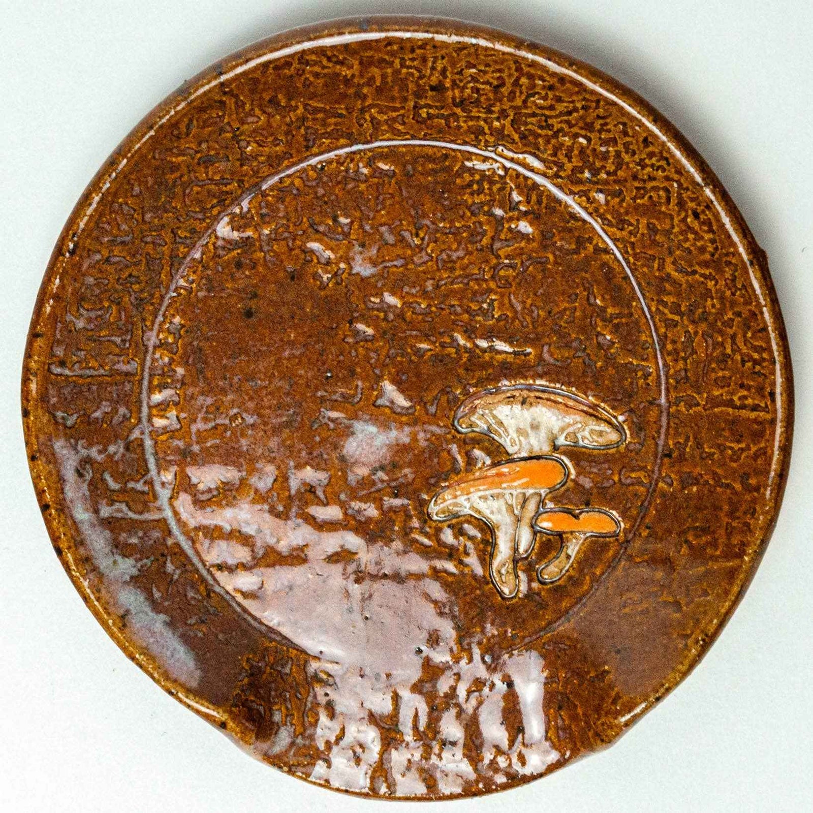 Mushroom Ceramic Spoon Rest