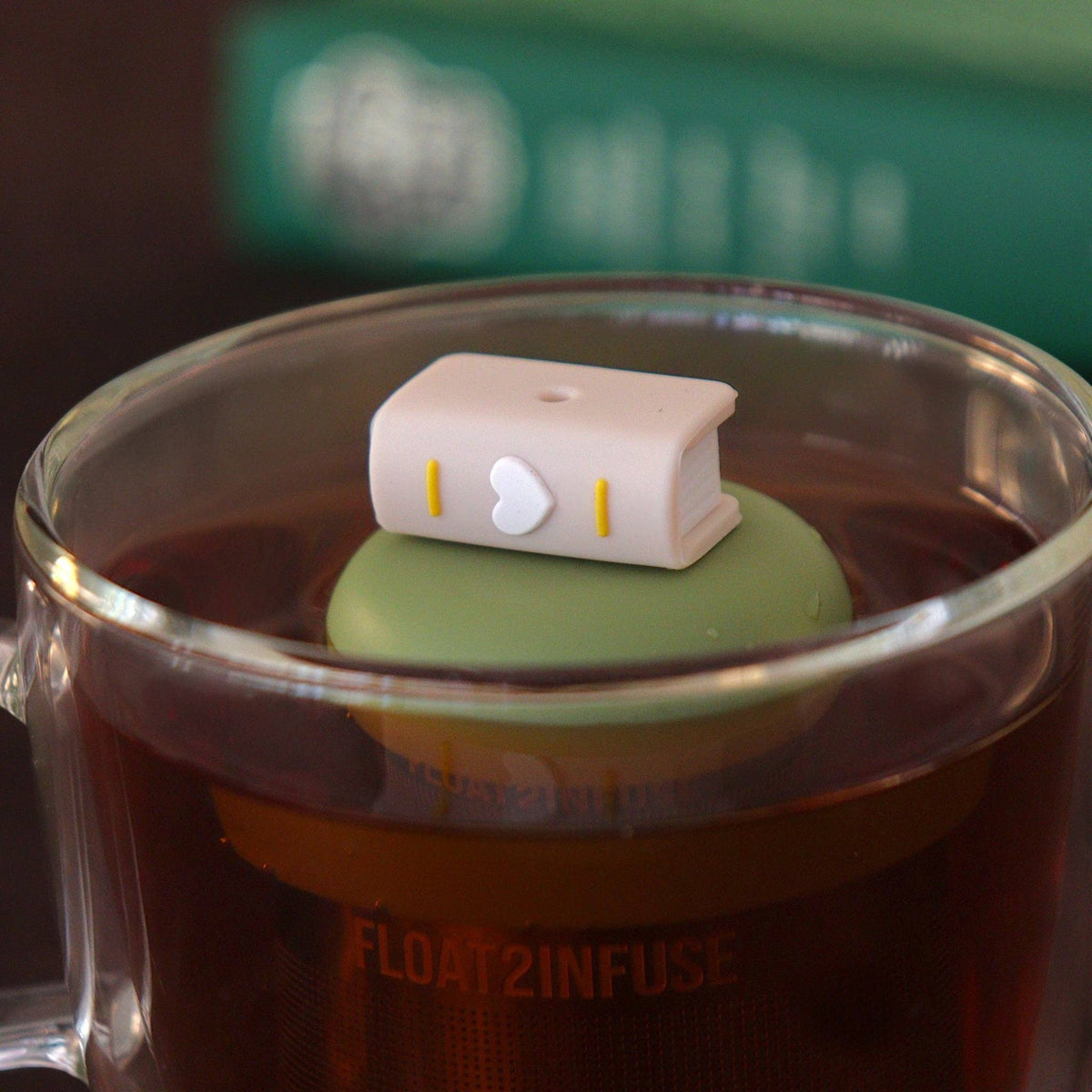 Beige Book With Heart | Floating Tea Infuser