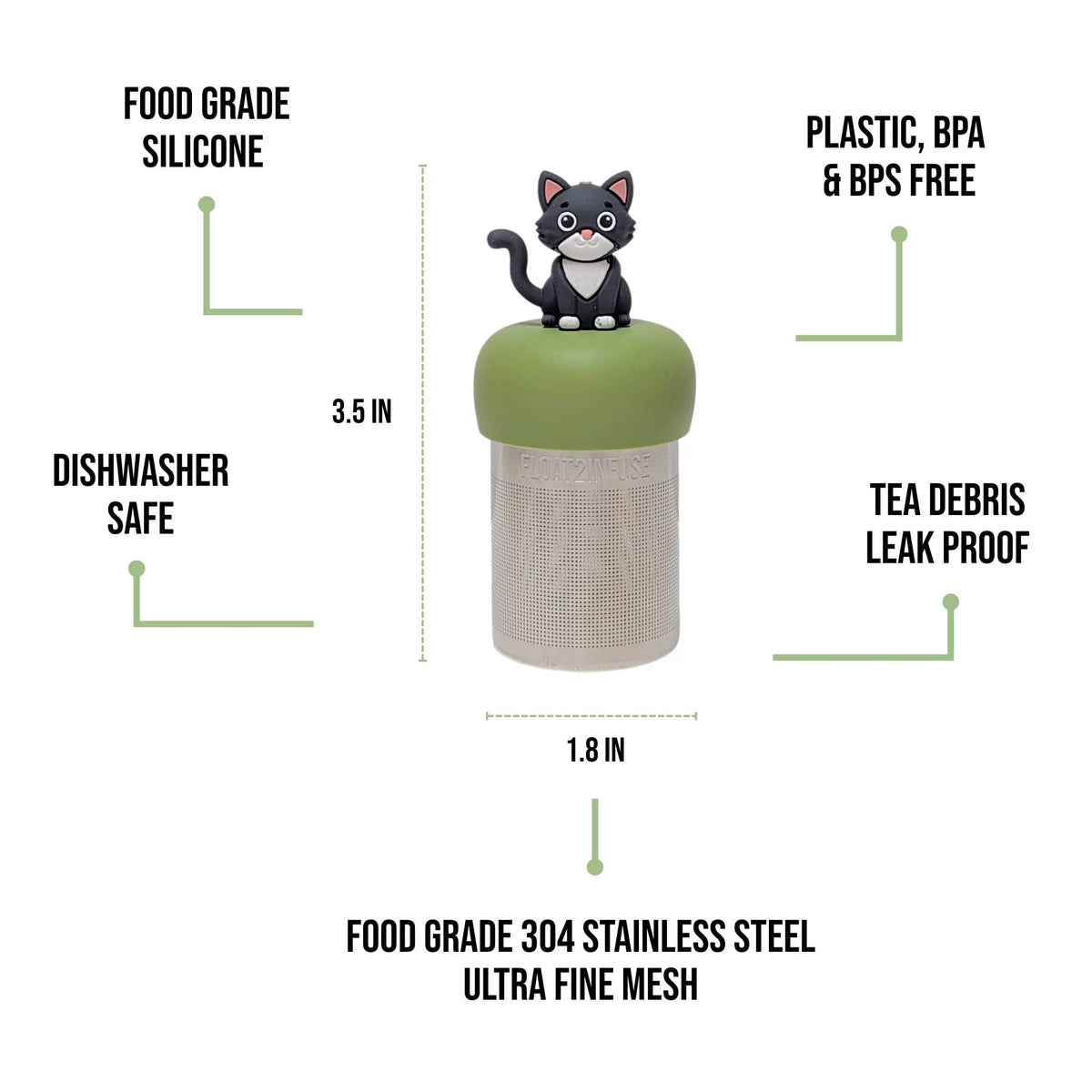 Tuxedo Cat | Floating Tea Infuser