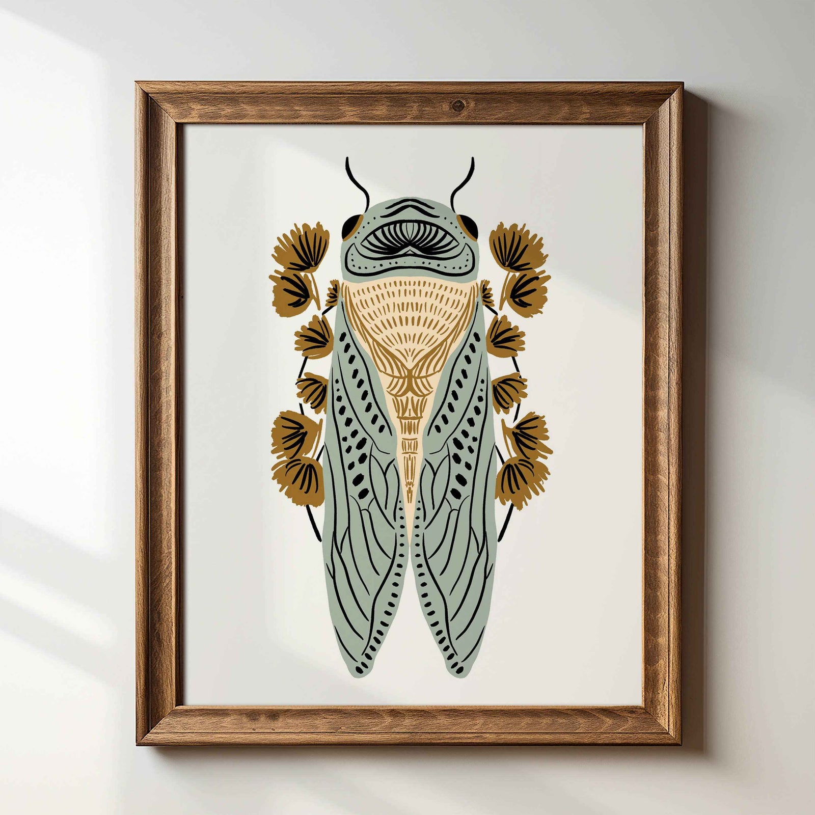 "Cicada - SAGE" - 8" x 10" Giclée Art Print