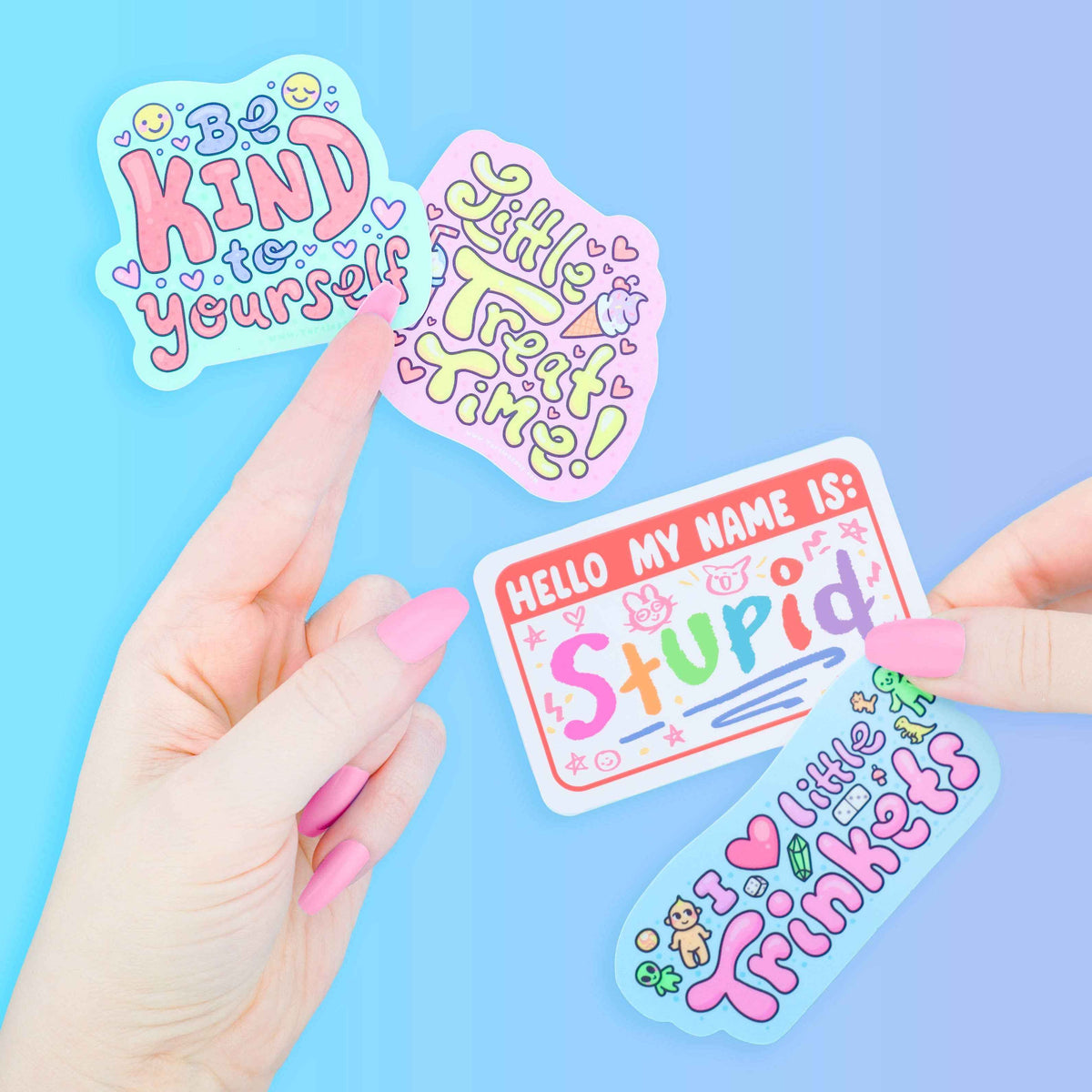 I Heart Little Trinkets, Cute, Collector, Vinyl Sticker