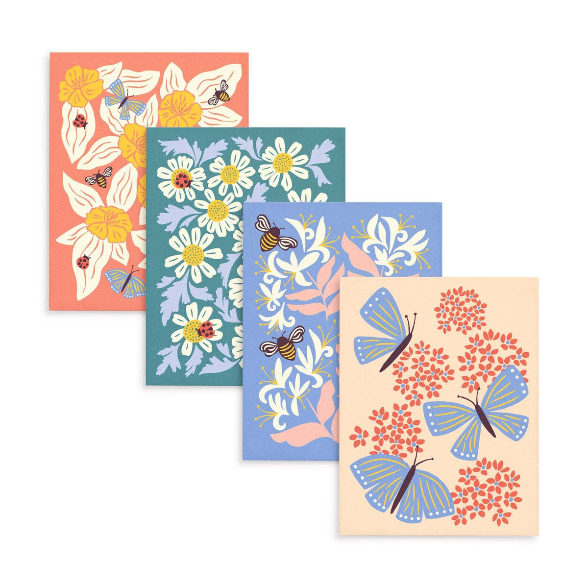 Butterfly Garden Greeting Card Set: Boxed Set of 8