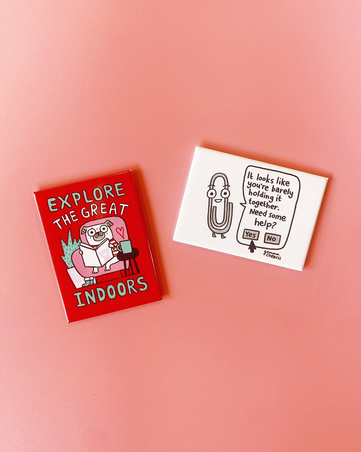Gemma Correll - Clippy Rectangle Magnet
