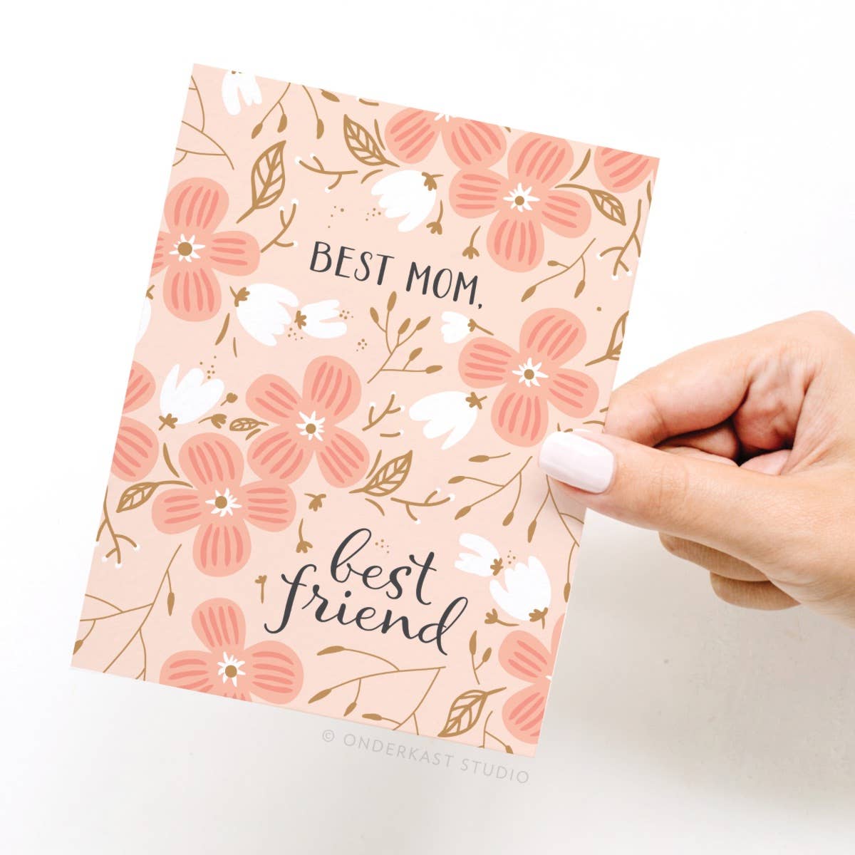 Best Mom Best Friend Greeting Card