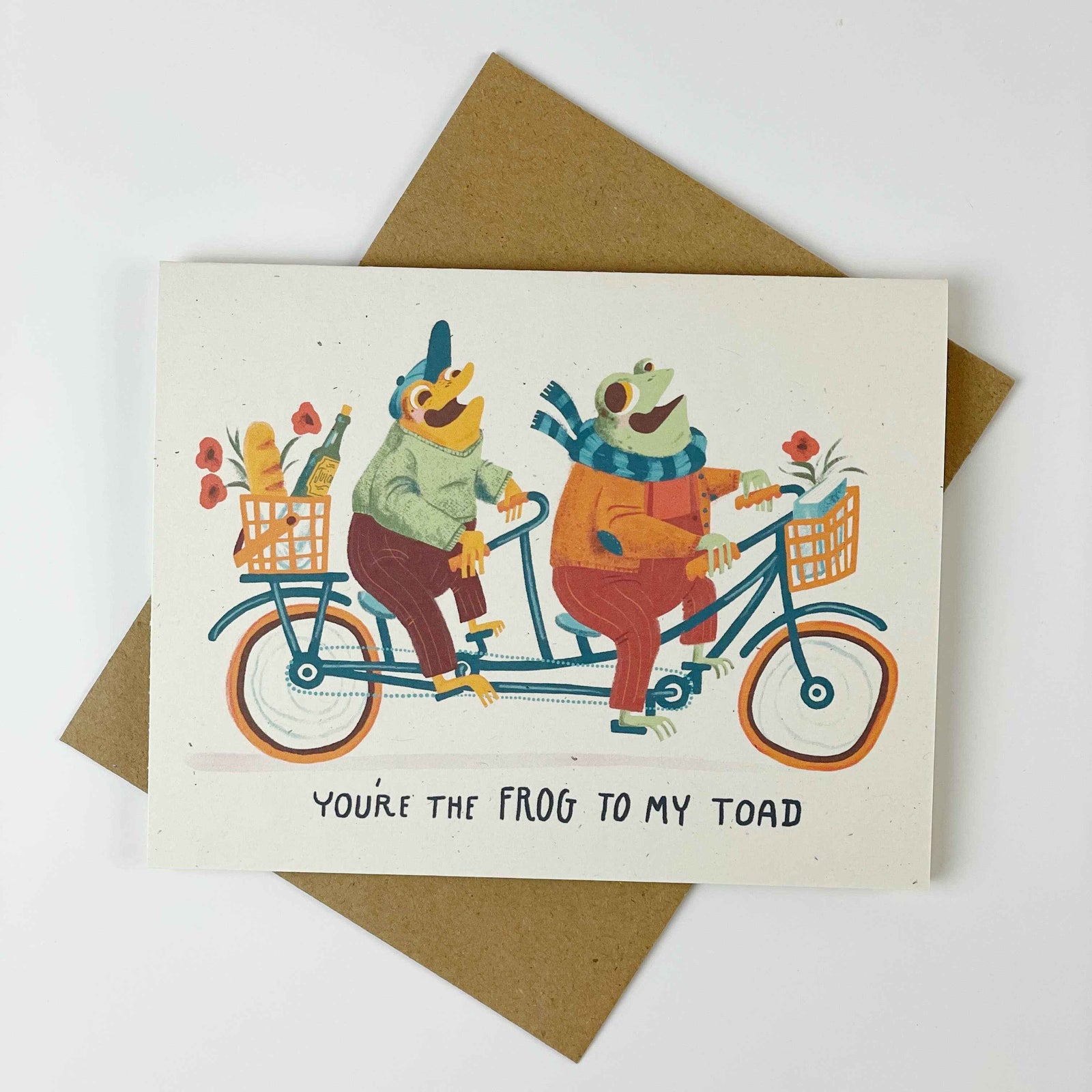 You're the Frog to my Toad Greeting Card