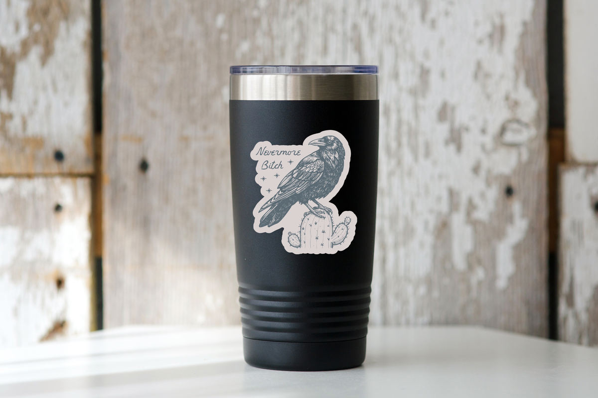 Nevermore Raven Sticker