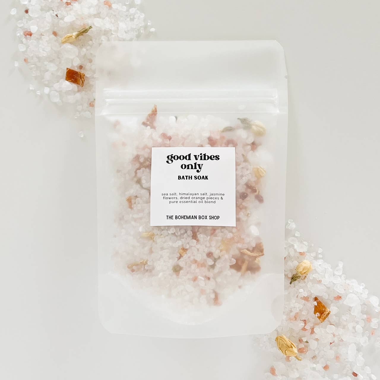 Good Vibes Only Bath Soak | 4 oz Bath Salts |  - Cedar Witch Goods