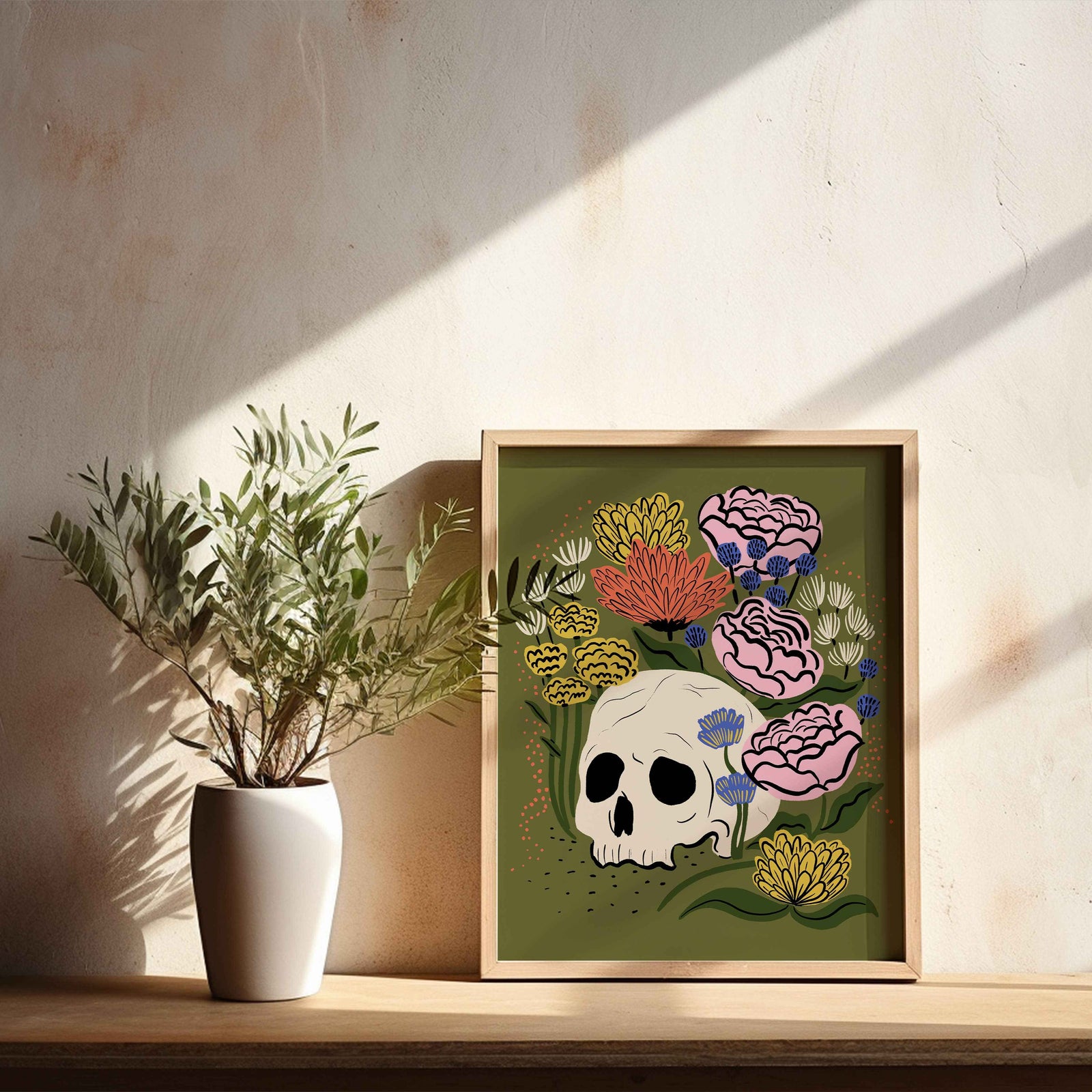 "Skull Garden" 8" x 10" Giclée Art Print
