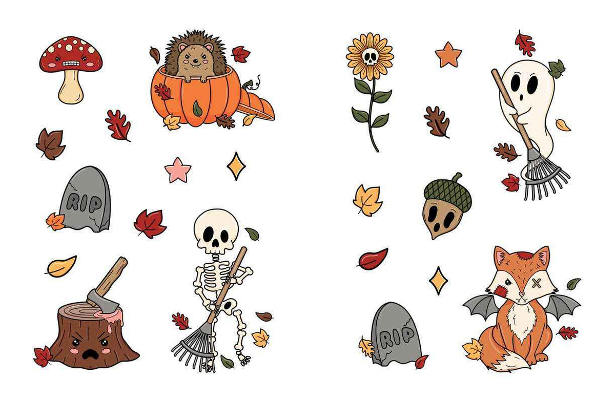 Creepy Cute Sticker Book by