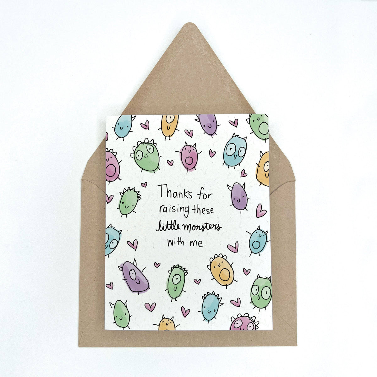 Little Monsters- Mother's / Father's Day Card