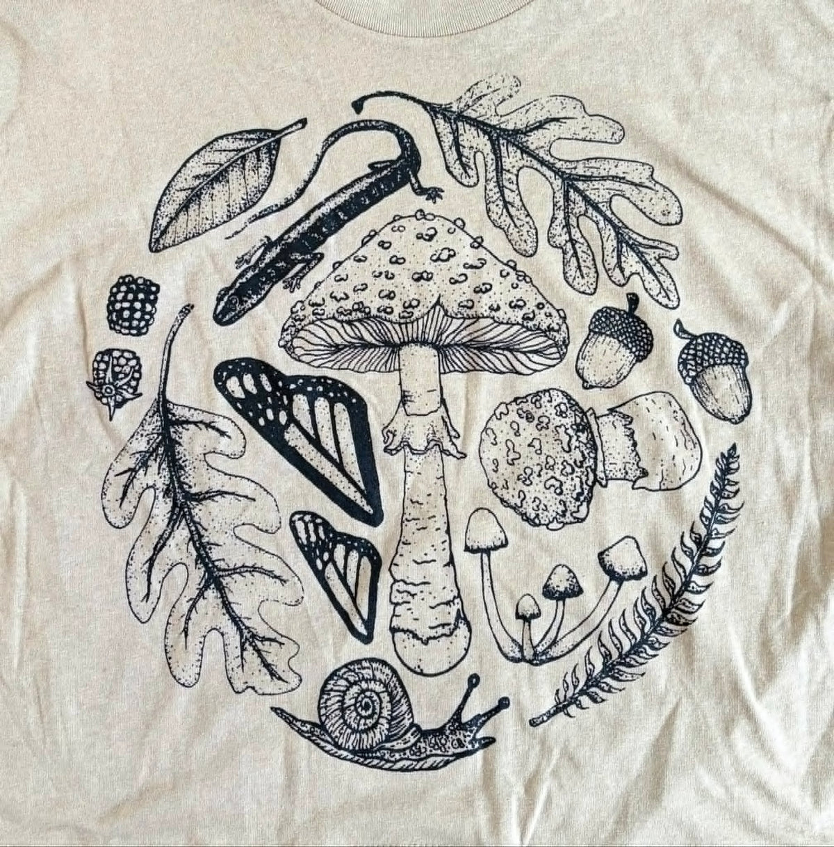 Nature Walk Forest Floor Crop Tee
