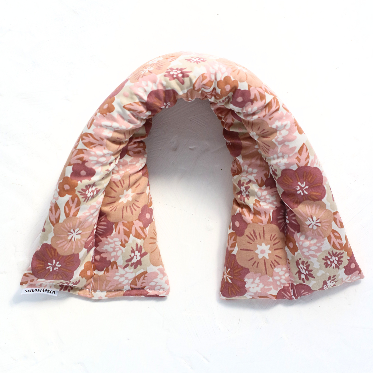 Mauve Flowers Hot & Cold Therapy Neck Wrap