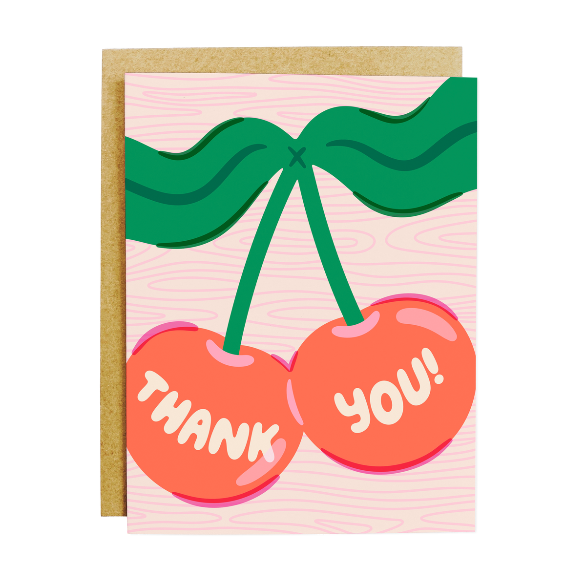 Cheerful Cherries Thank You Card