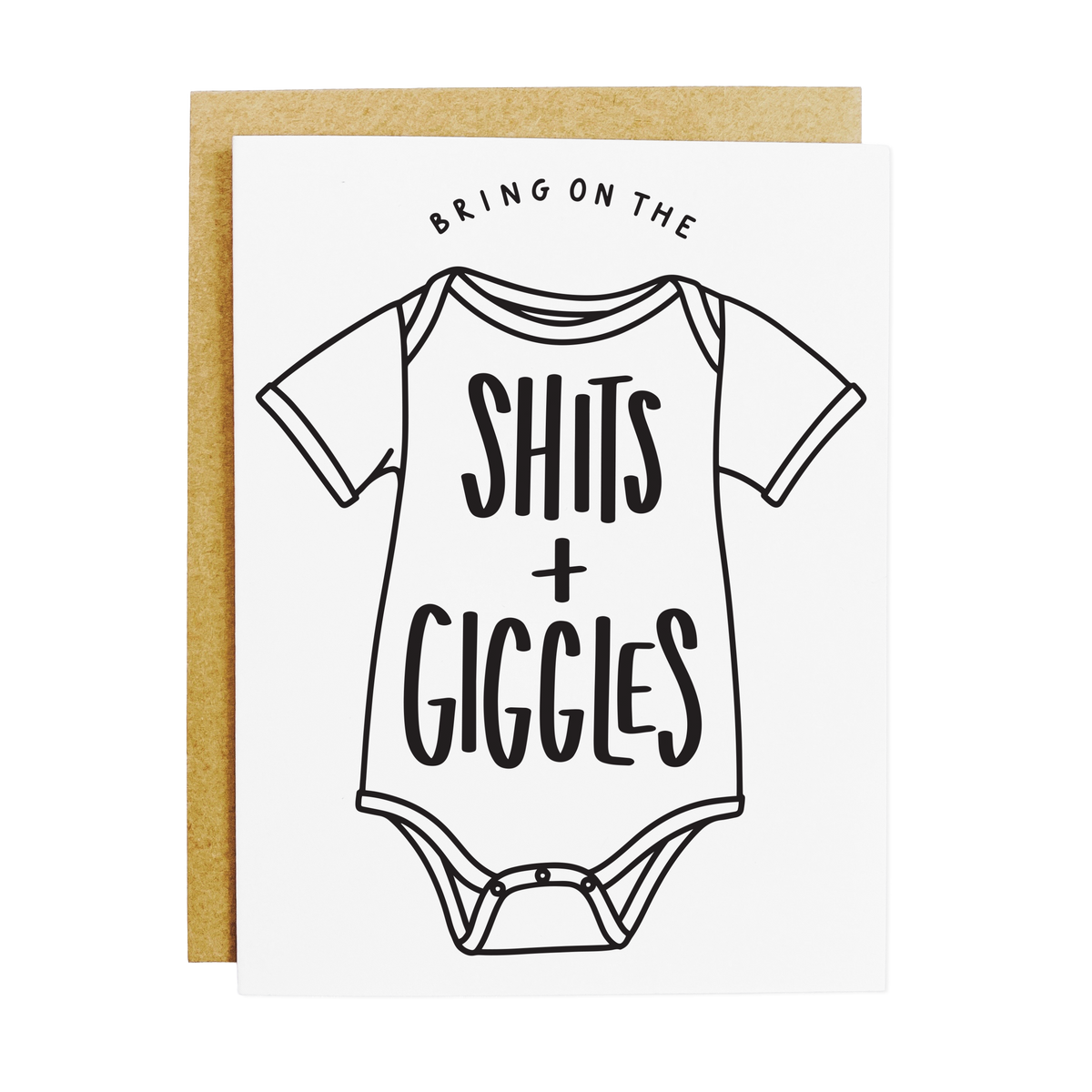 Shits &amp; Giggles Baby Shower Card