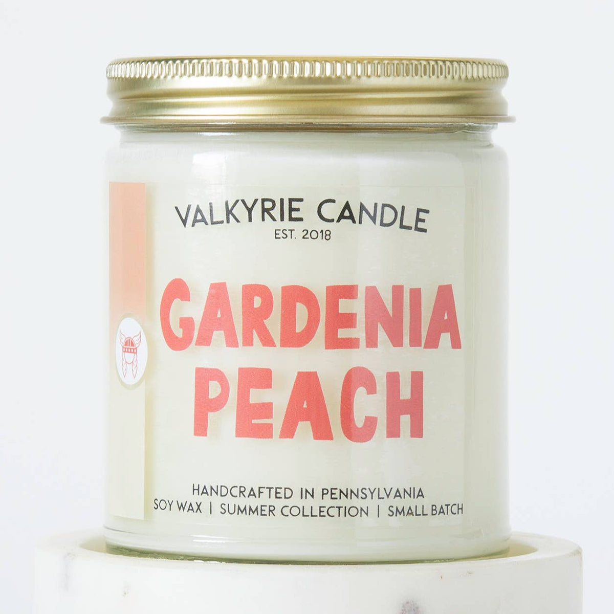 Gardenia Peach Candle | Summer Collection