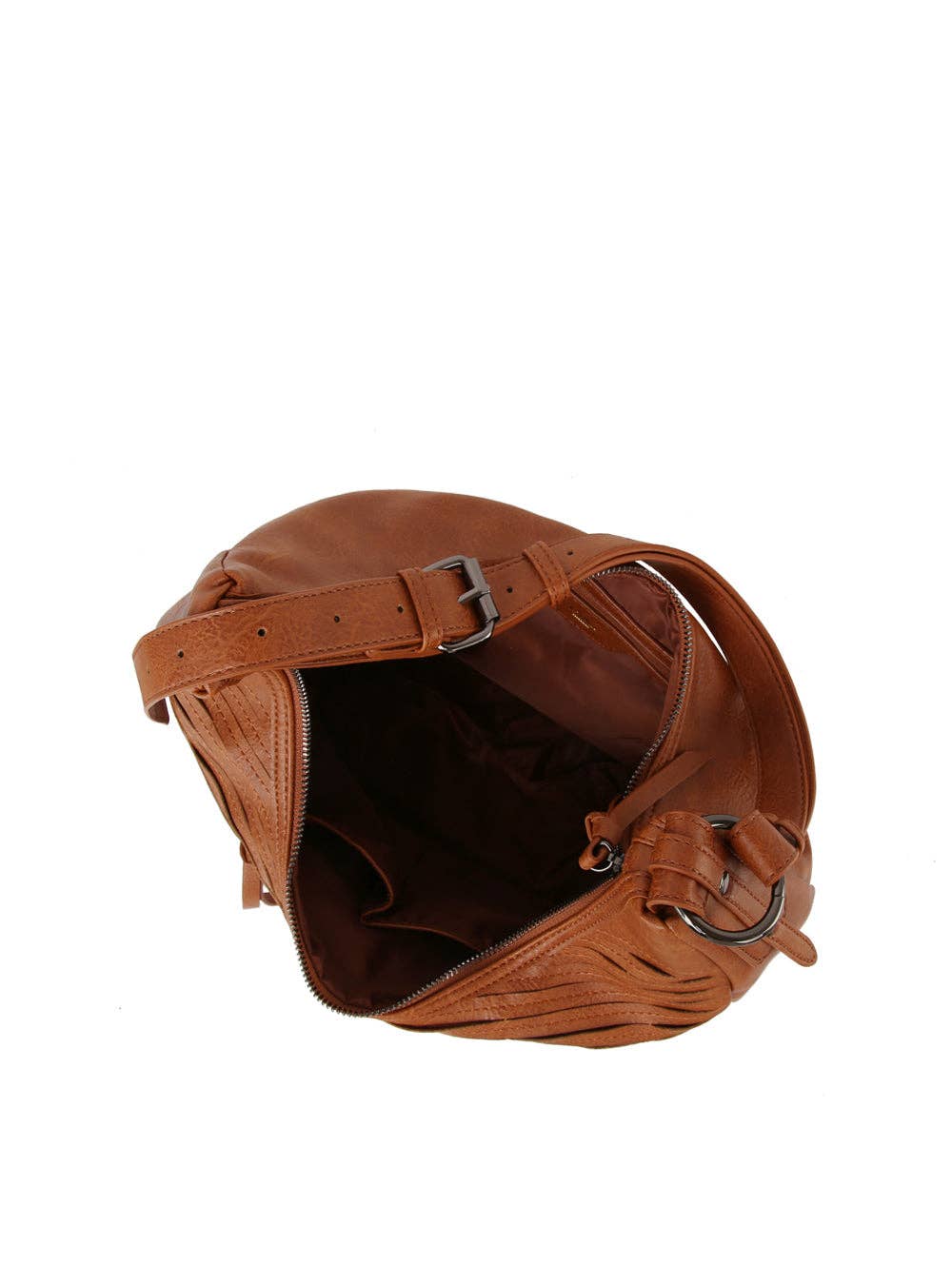 Grained leather hobo shoulder bag |  - Cedar Witch Goods
