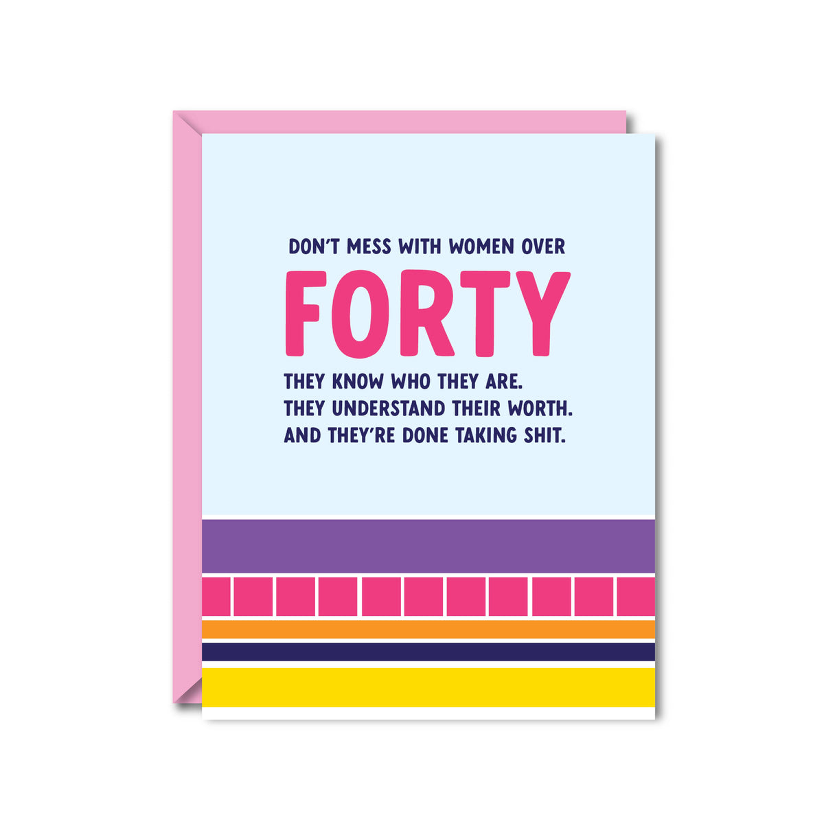 Women Over Forty Birthday Card