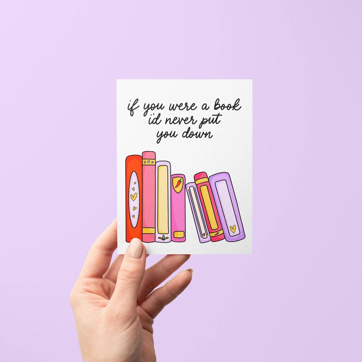 If you were a book card