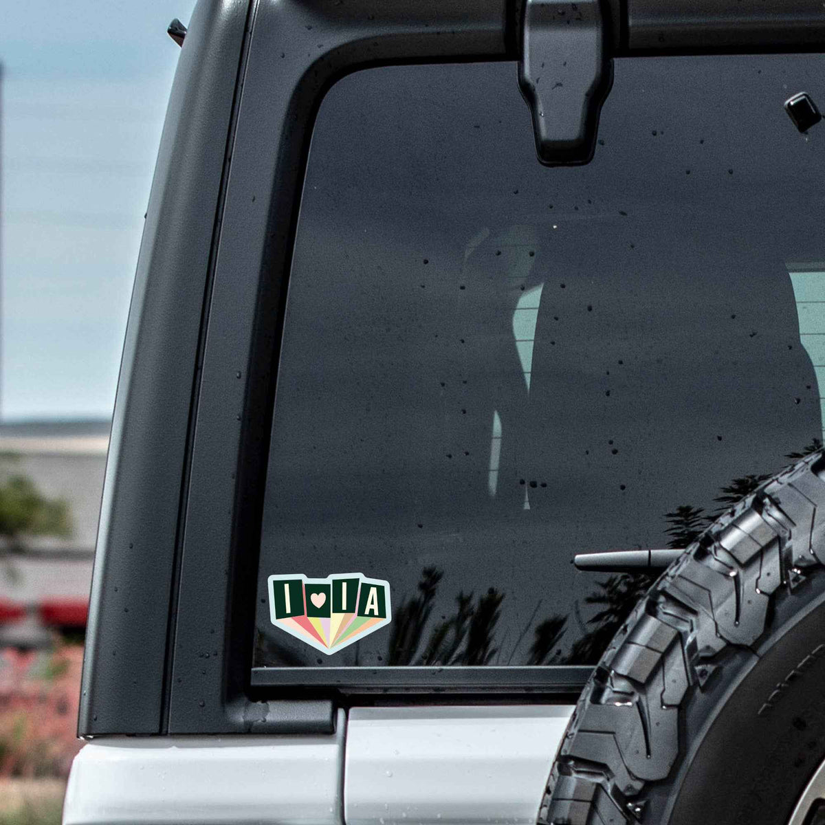 Iowa IA State Midwest High Quality Vinyl Sticker