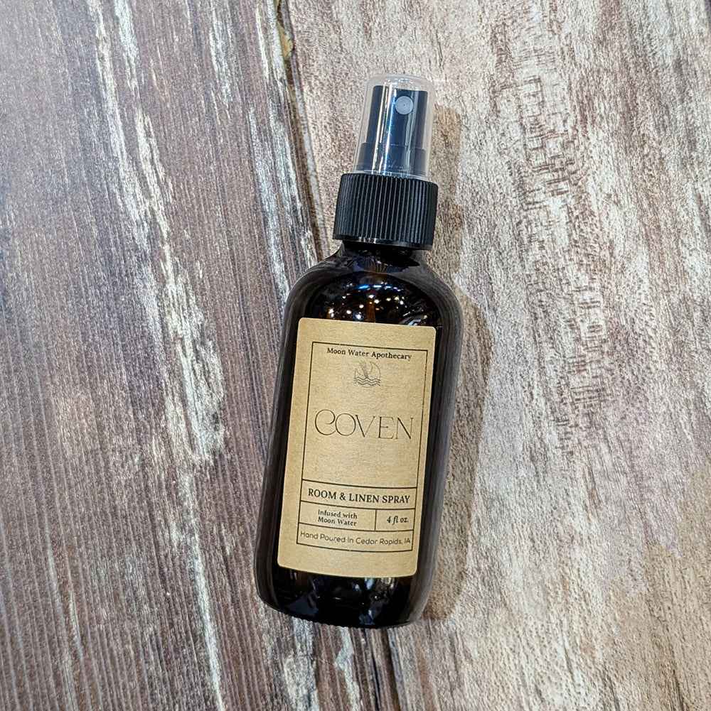 Coven Room & Linen Spray | Old Books, Nag Champa, Sage, Lavender, Dragons Blood