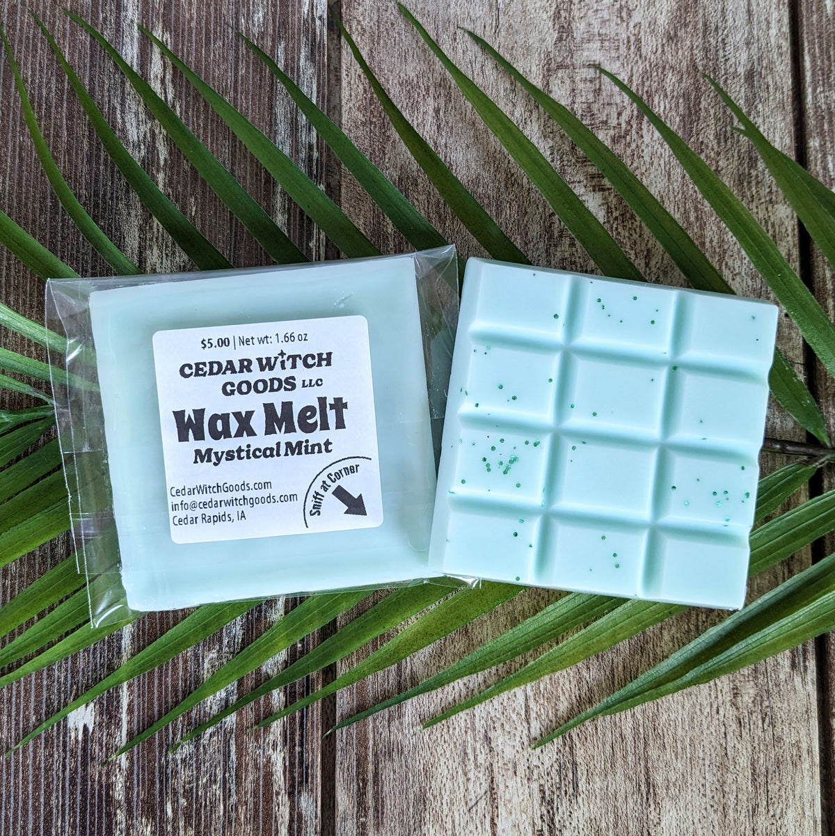 Mystical Mint Wax Melt snap bars
