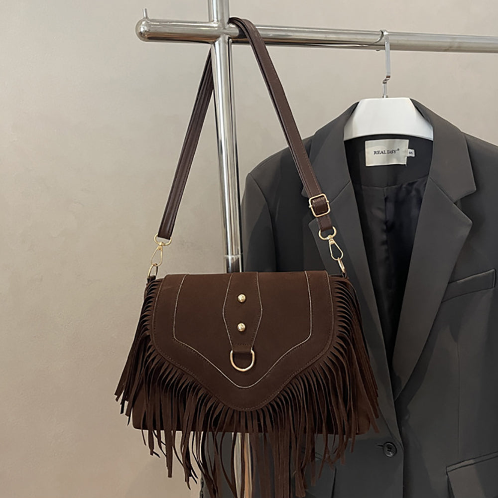 Boho Fringe Crossbody Bag