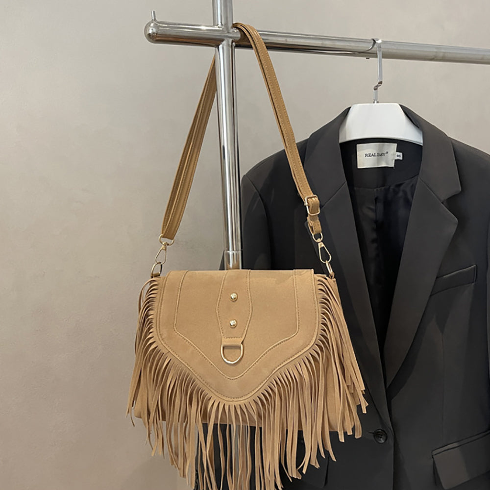 Boho Fringe Crossbody Bag