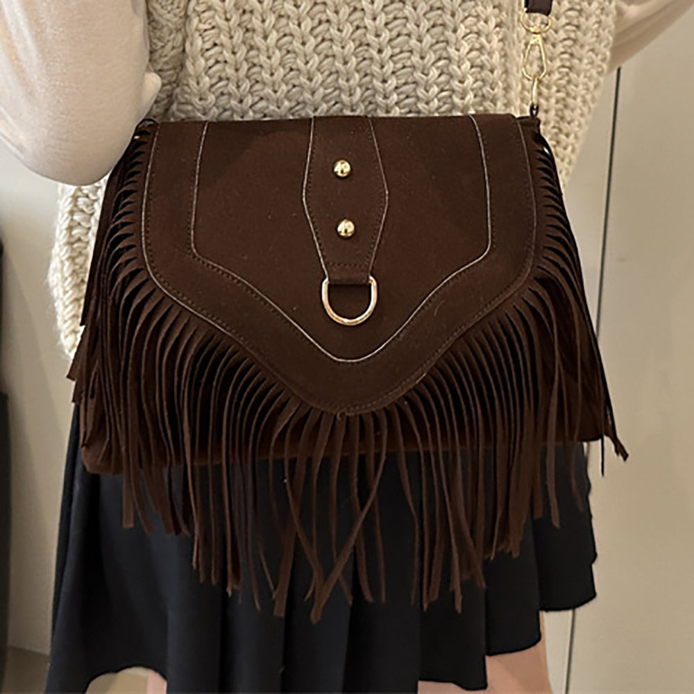 Boho Fringe Crossbody Bag