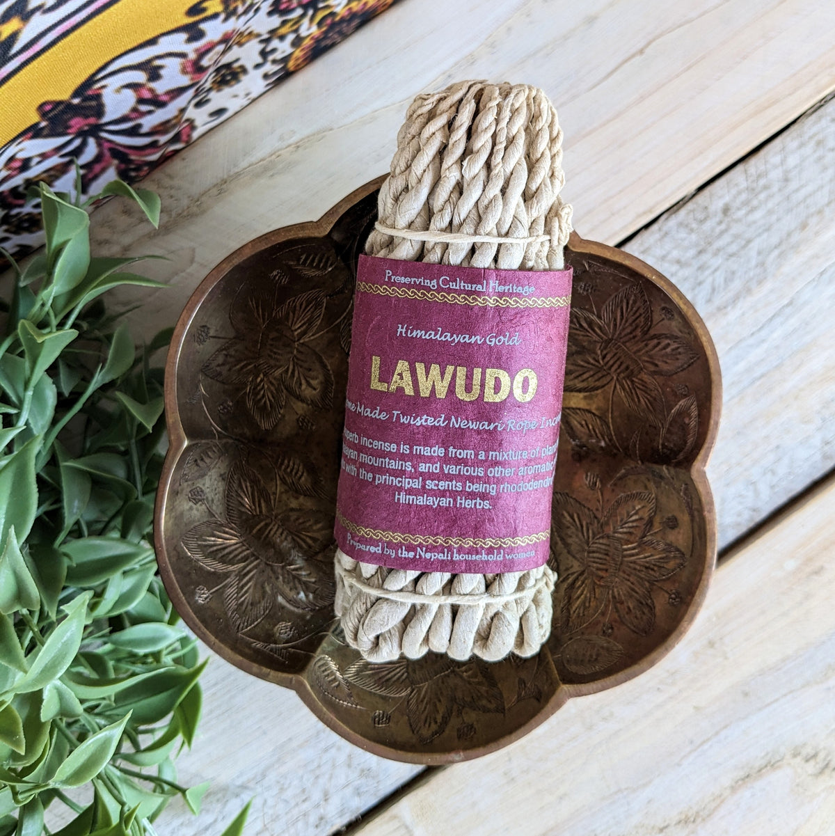 Rope Incense Lawudo Nepali | 80 grams Himalayan Dhoop