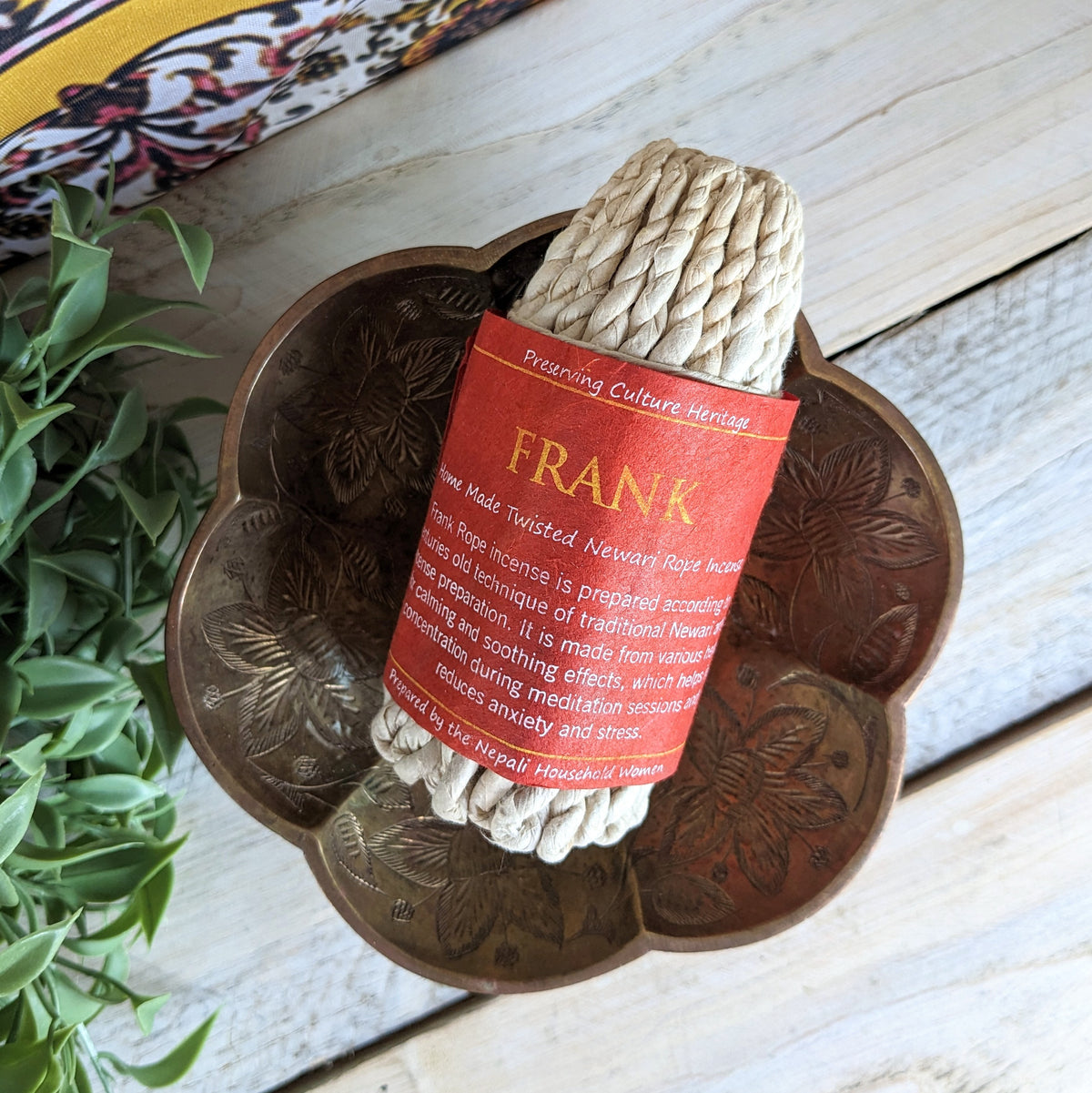 Rope Incense Frank Nepali | 80 grams Himalayan Dhoop