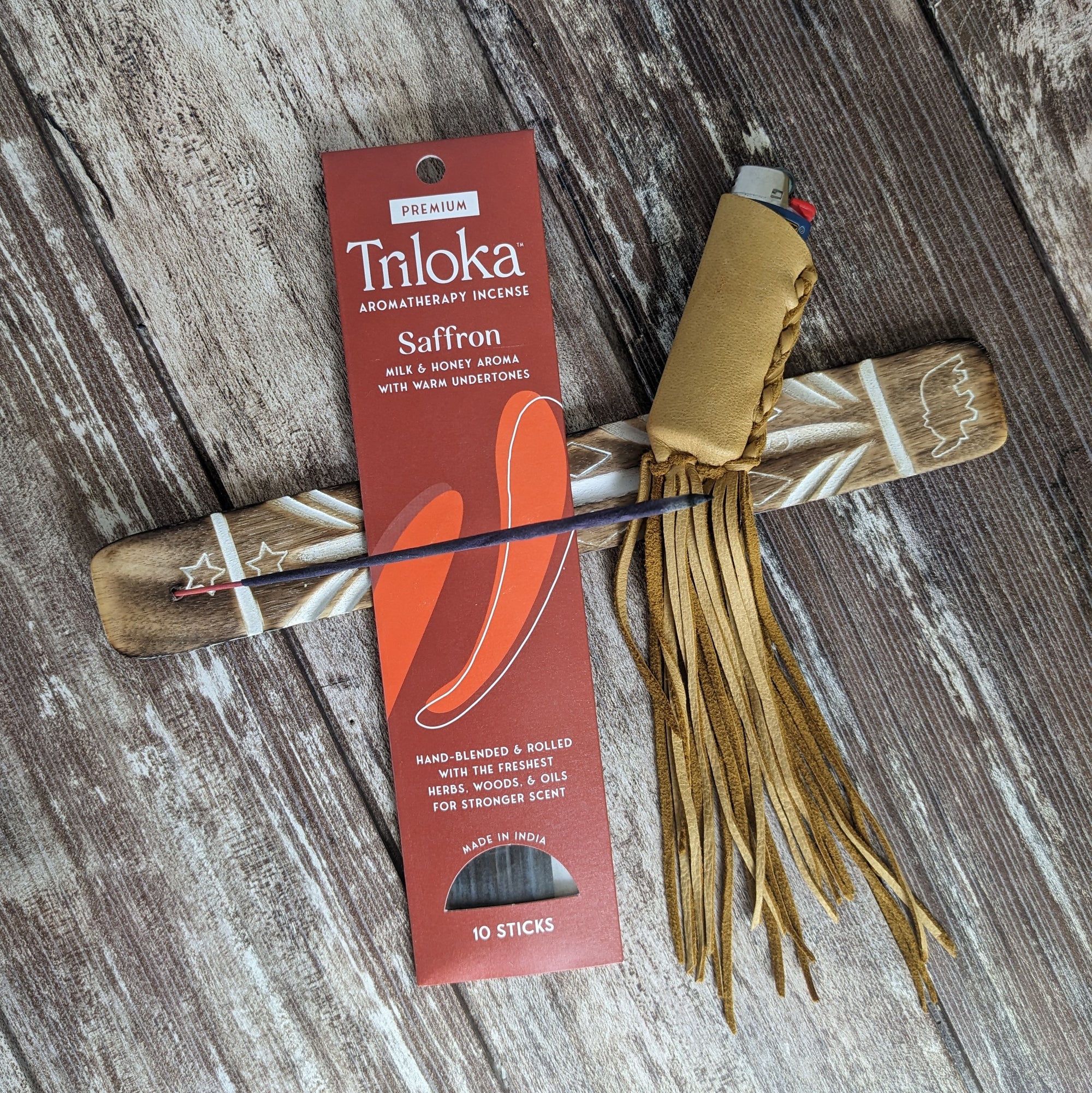 Triloka Premium | Saffron Incense Sticks