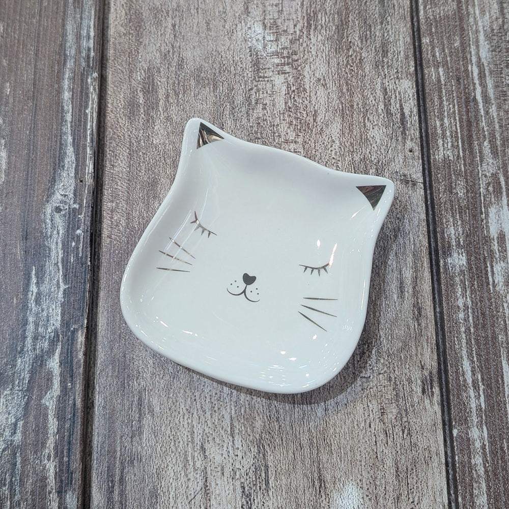 Sleepy Cat Trinket Dish