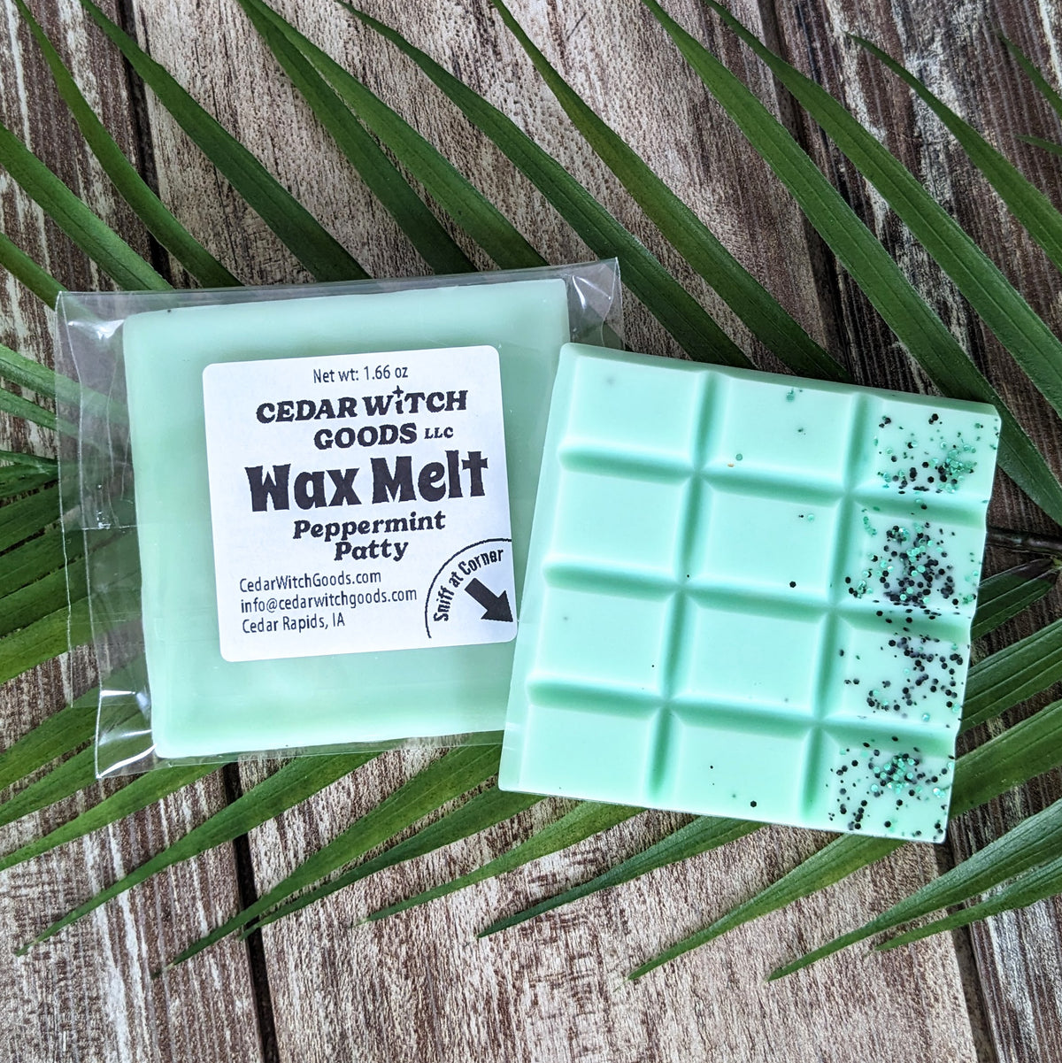 Peppermint Patty Wax Melt snap bar