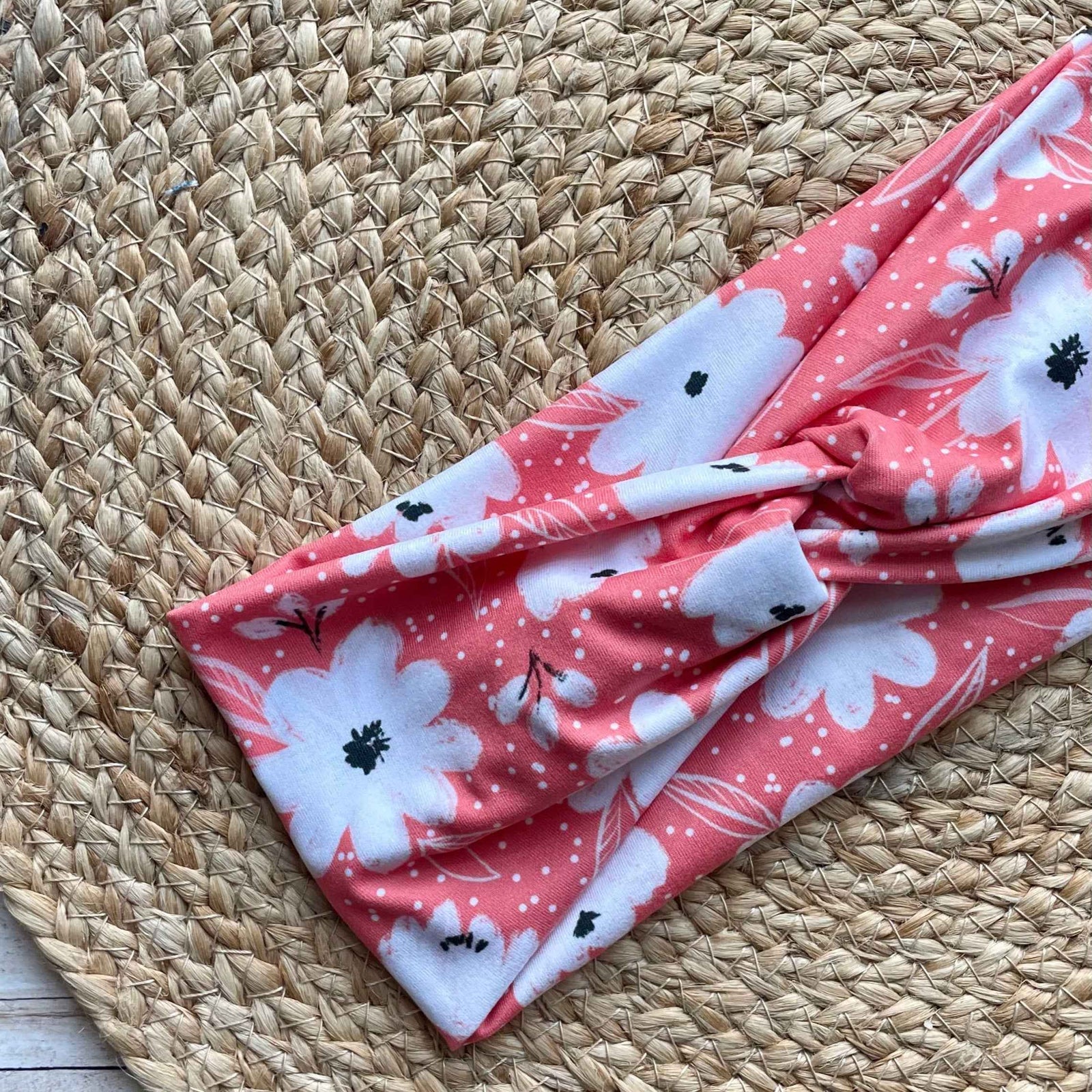 Poppy Fields Knit Twist Headband