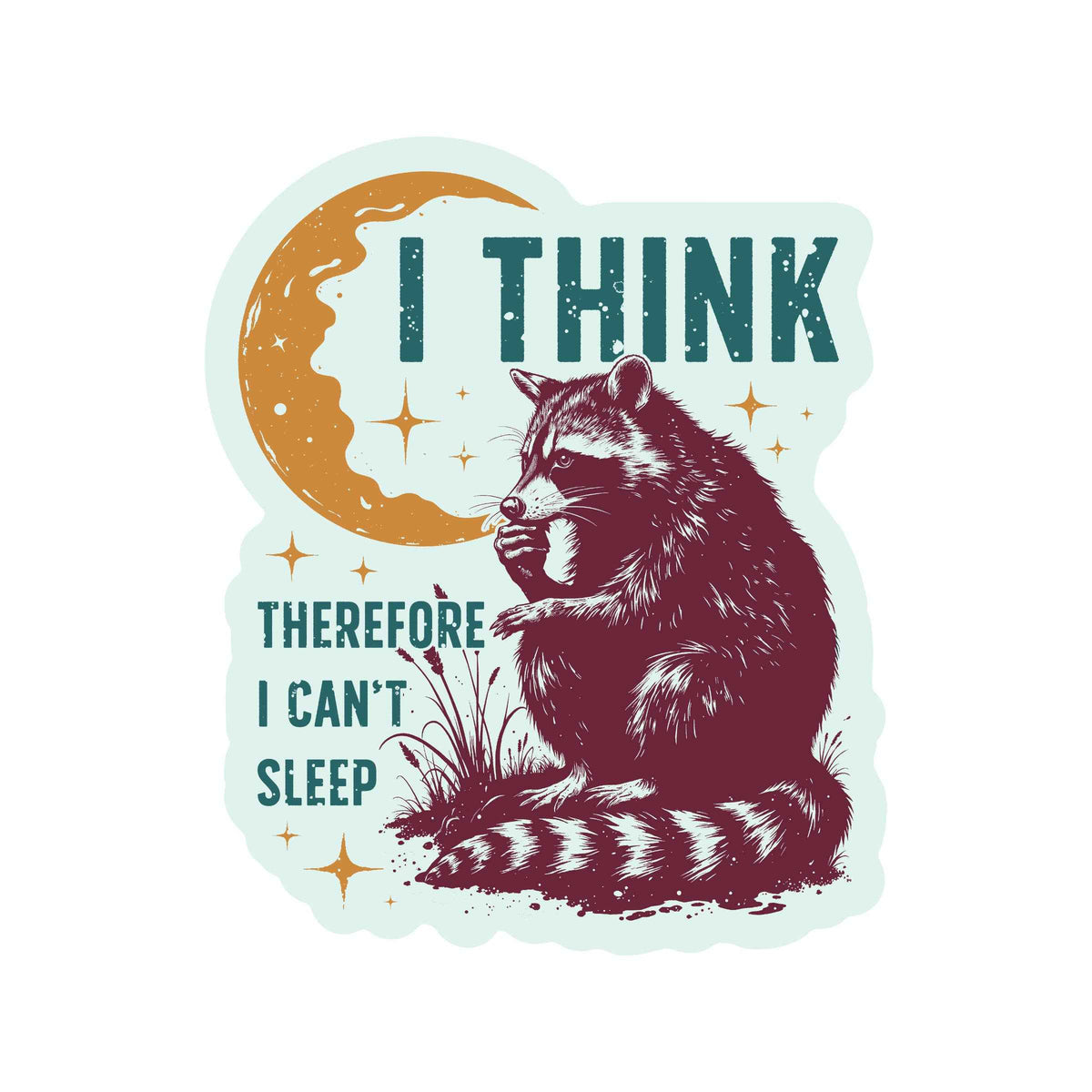 Mental Health Humor Cute Anxiety High Quality Vinyl Sticker