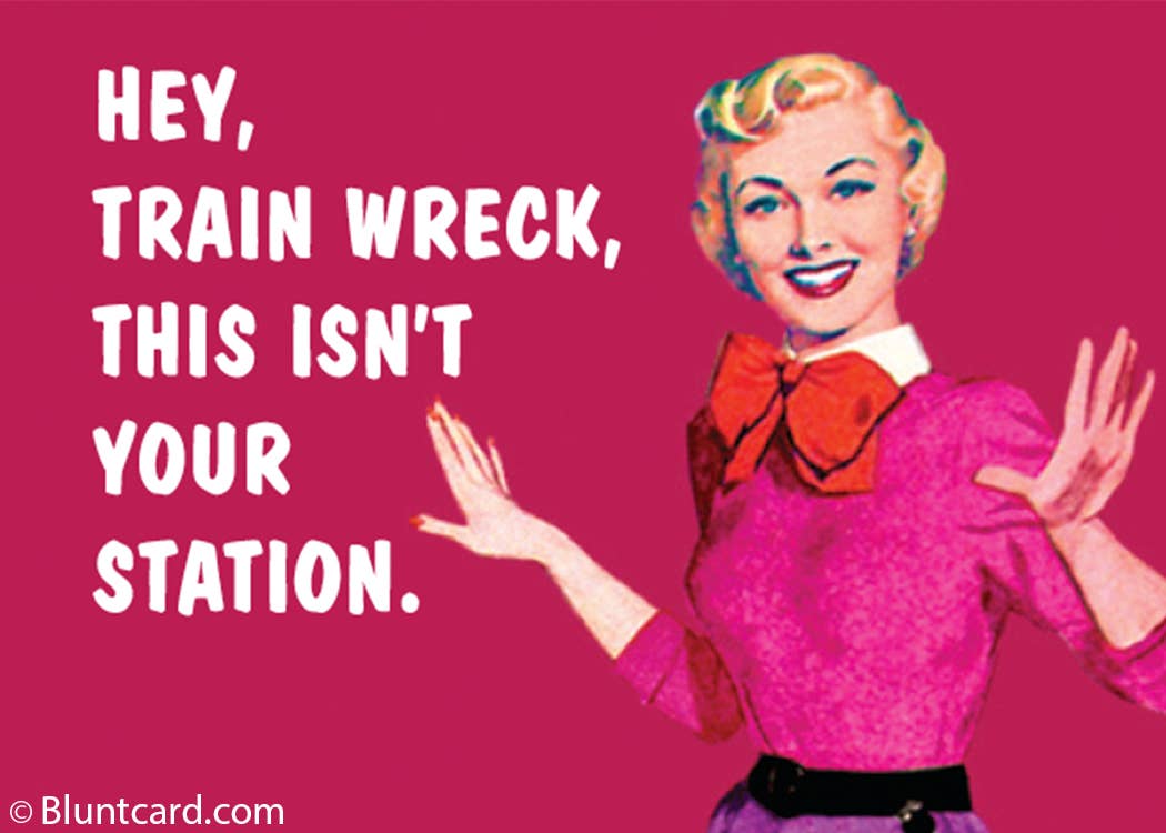 Magnet: Hey, train wreck, this isn&#39;t your station