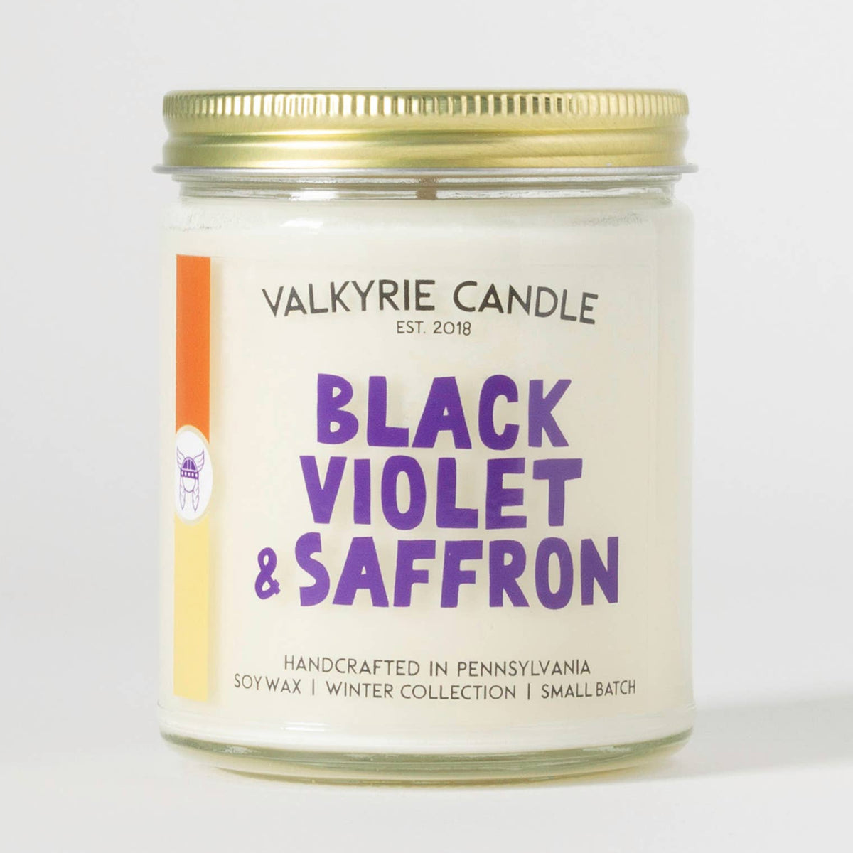 Black Violet + Saffron Candle | Winter Collection