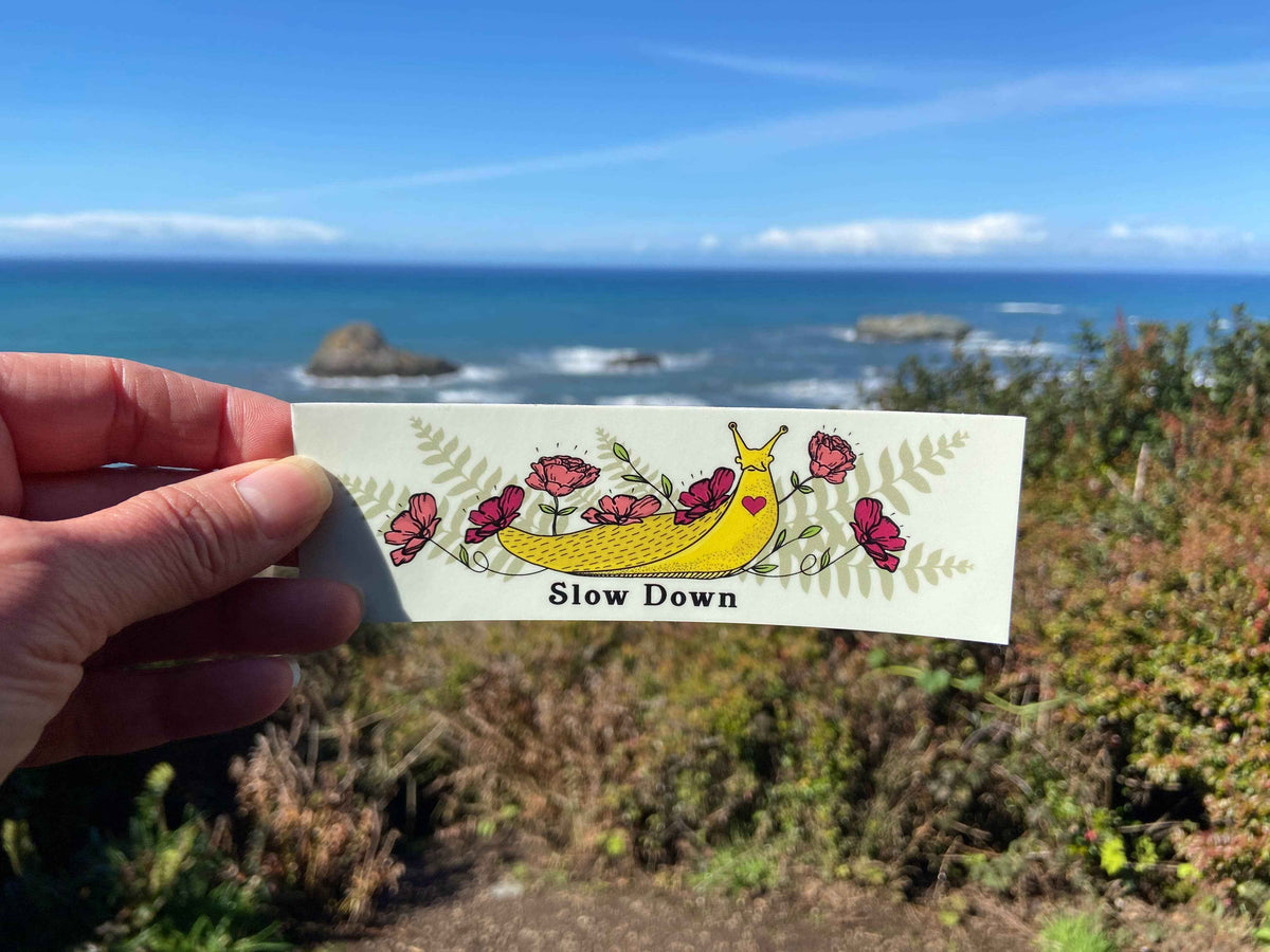 Slow Down Slug - Vinyl Sticker
