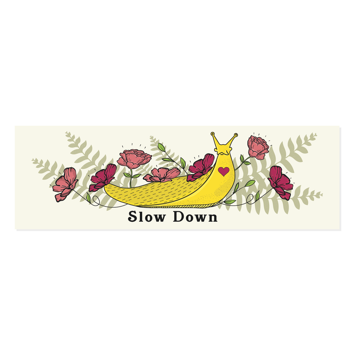 Slow Down Slug - Vinyl Sticker