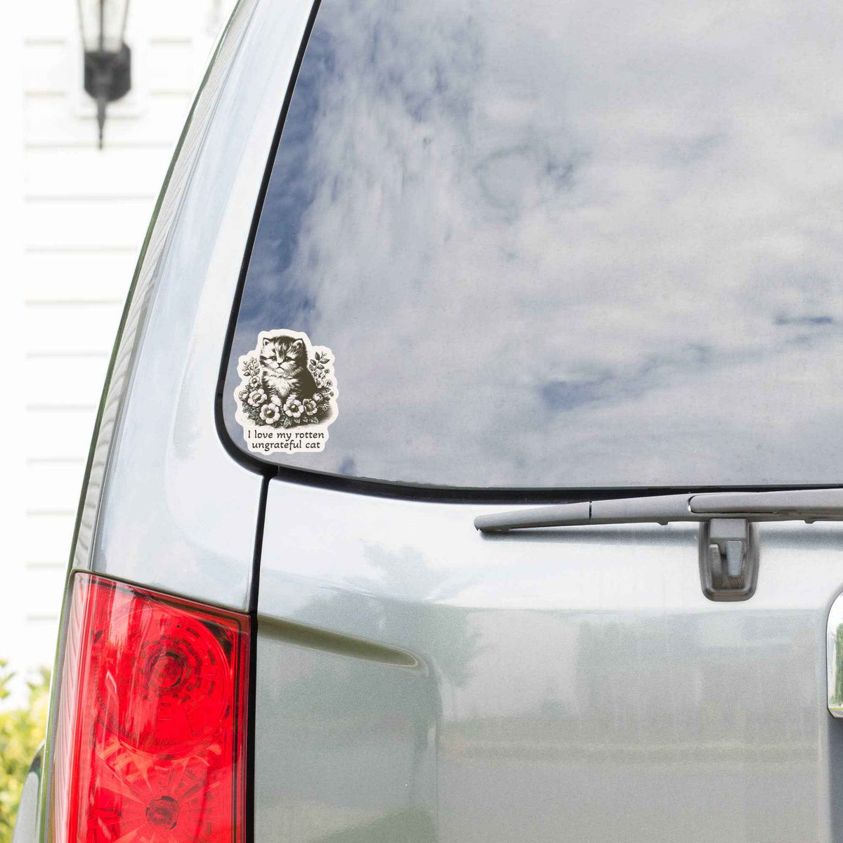 Rotten Kitty Cat Feline Cute High Quality Vinyl Sticker