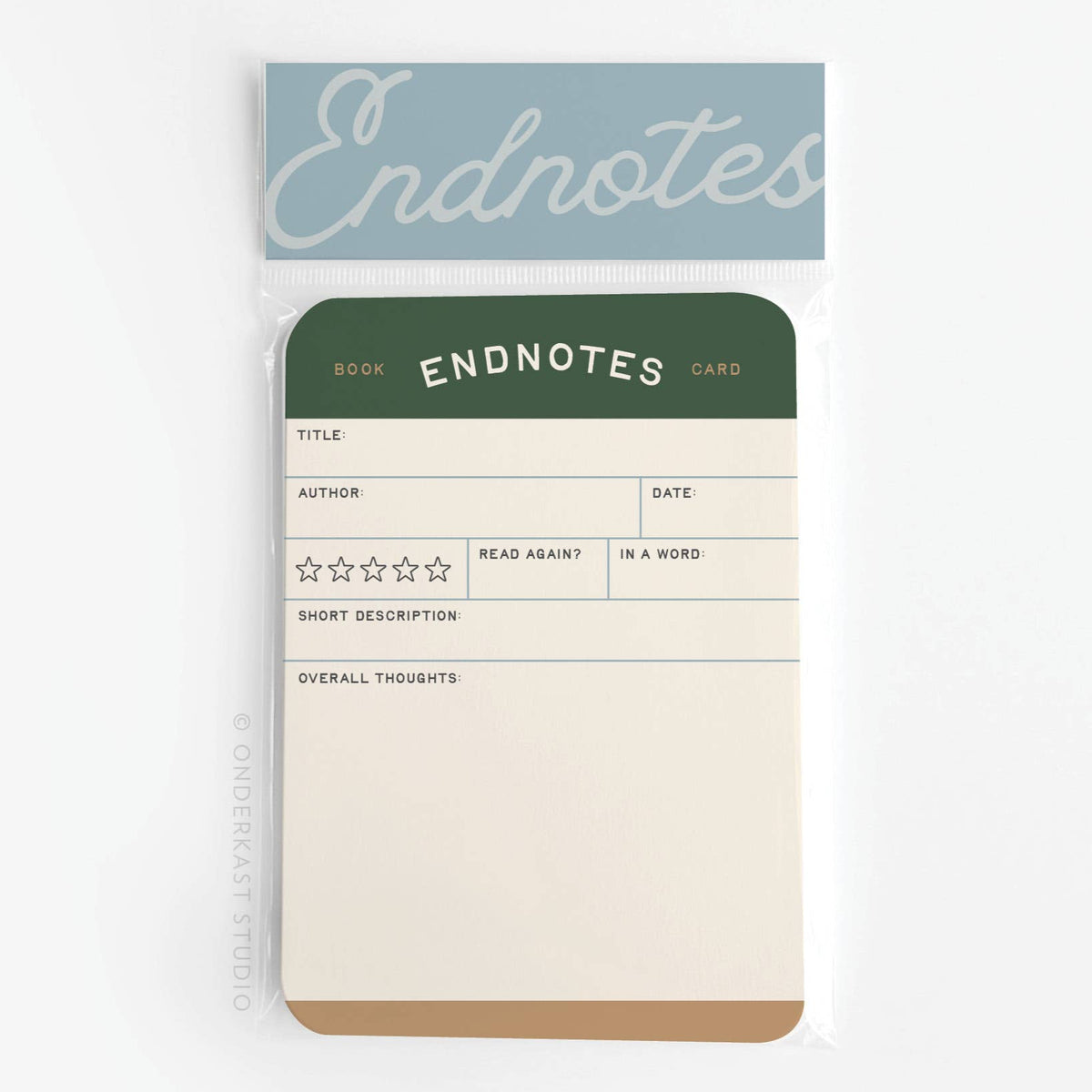 Endnotes Book Review Cards