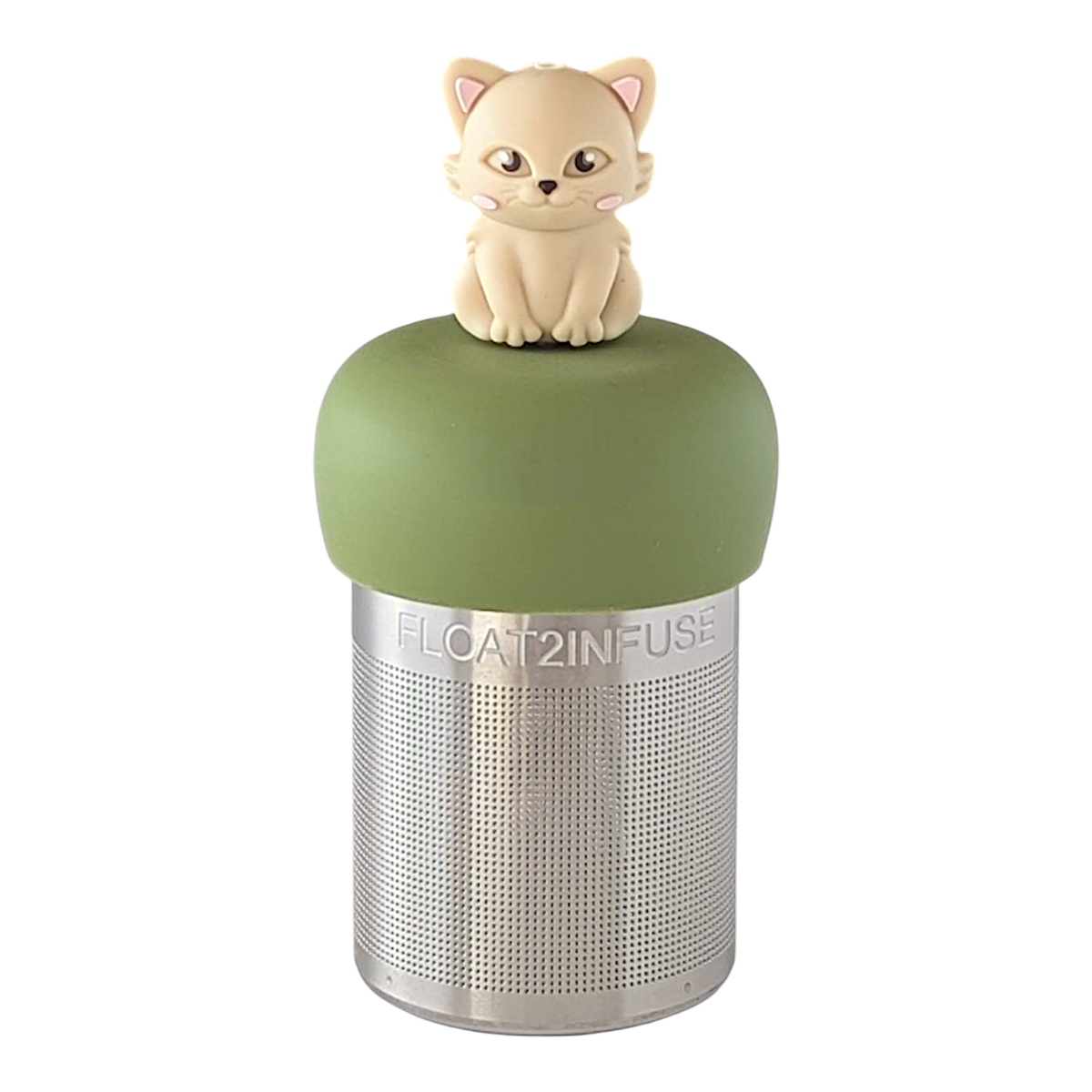 Ivory Cat Floating Tea Steeper