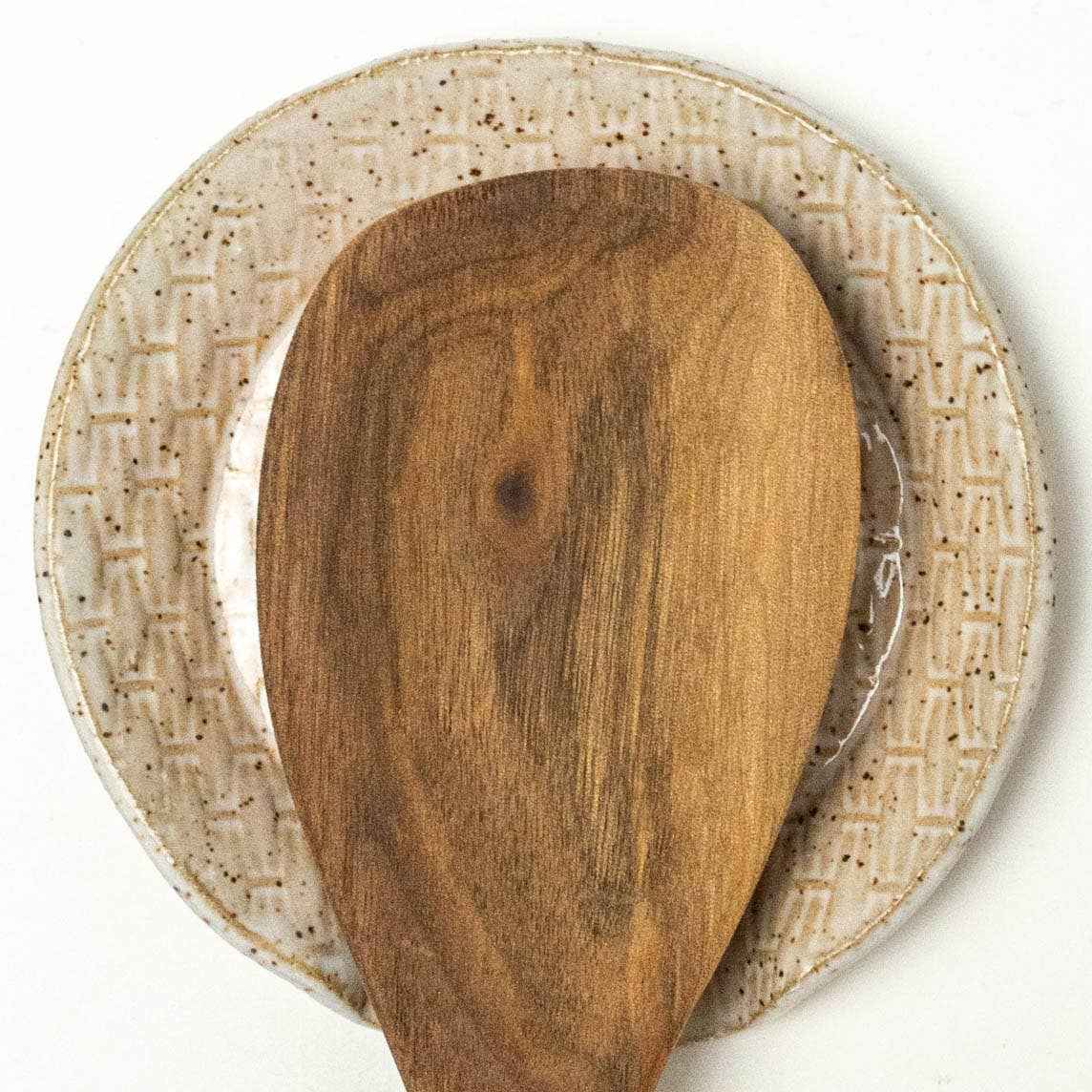 Ceramic Spoon Rest - Strawberry Pattern Handmade in Ohio